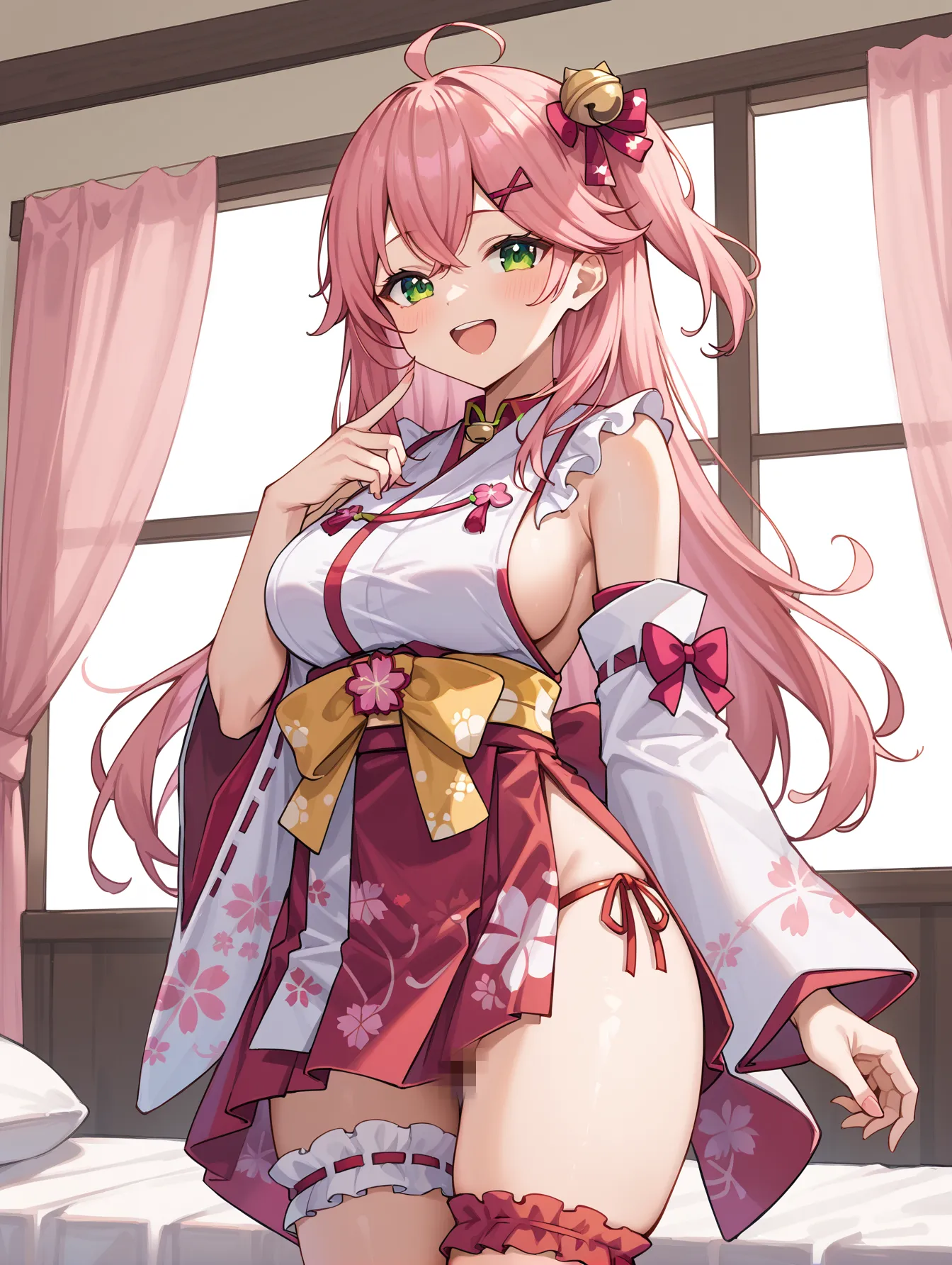 ホロライブ所属のVTuberエリート巫女なみこちのエッチなAI画像379枚！(8ページ目)の13枚目の画像です。