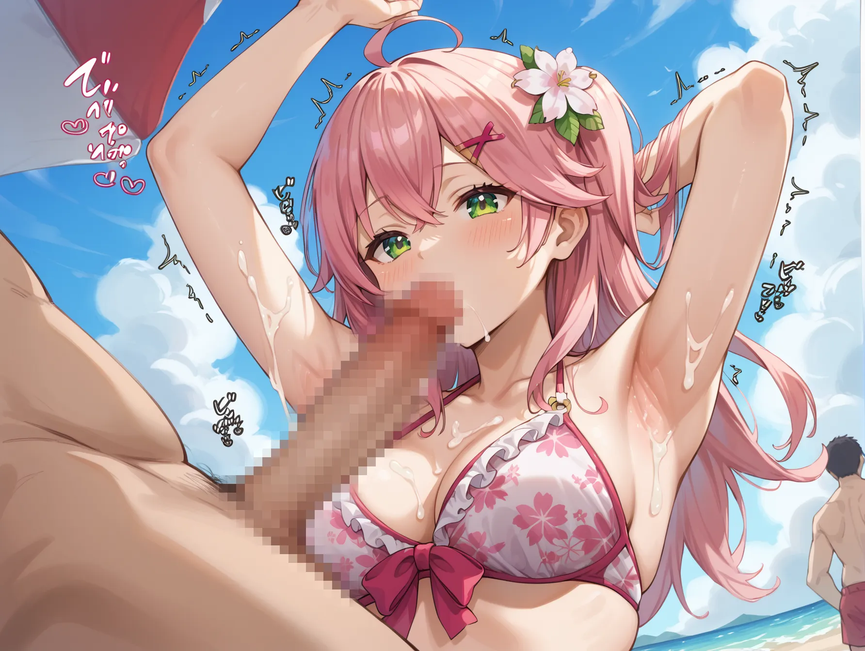 ホロライブ所属のVTuberエリート巫女なみこちのエッチなAI画像379枚！(4ページ目)の9枚目の画像です。