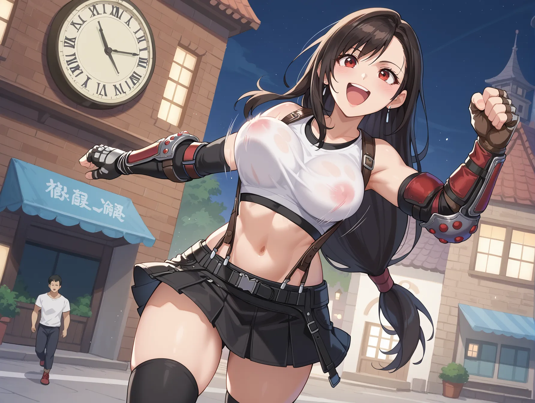 FinalFantasyVIIに登場するセクシーな身体に巨乳で大人気なティファのAI画像400枚！(8ページ目)の12枚目の画像です。