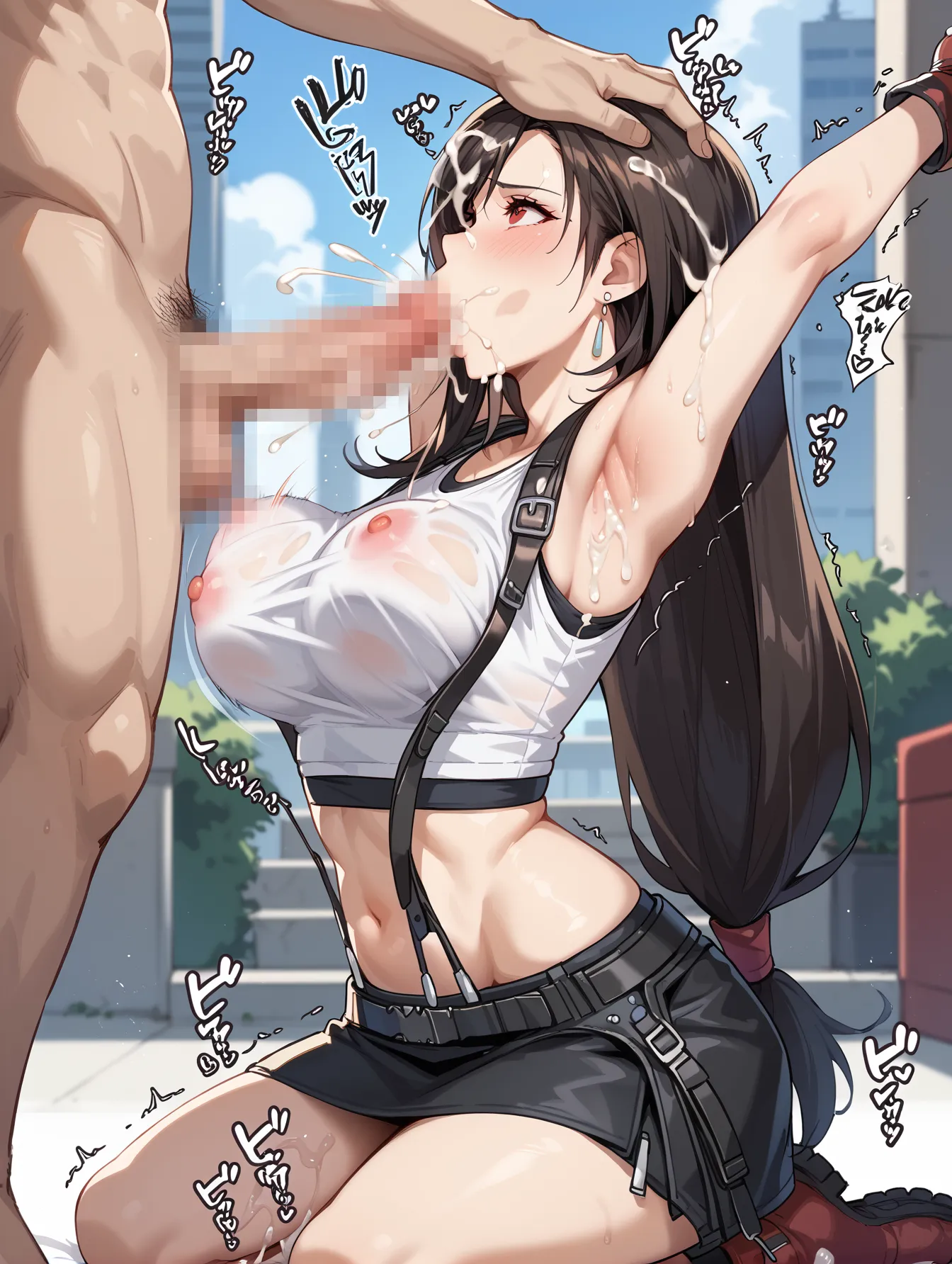 FinalFantasyVIIに登場するセクシーな身体に巨乳で大人気なティファのAI画像400枚！(10ページ目)の40枚目の画像です。