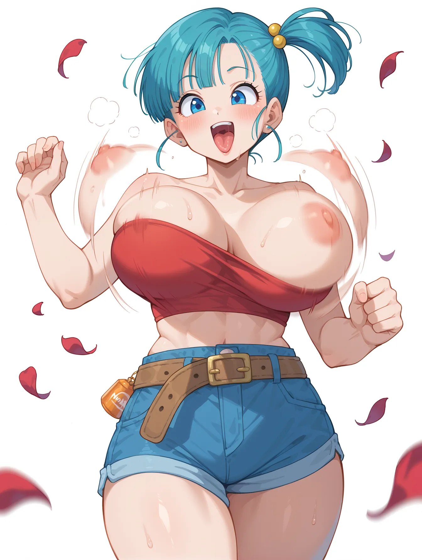 ドラゴンボールに登場するメインヒロインでお色気担当なブルマちゃんのAI画像400枚！(6ページ目)の14枚目の画像です。