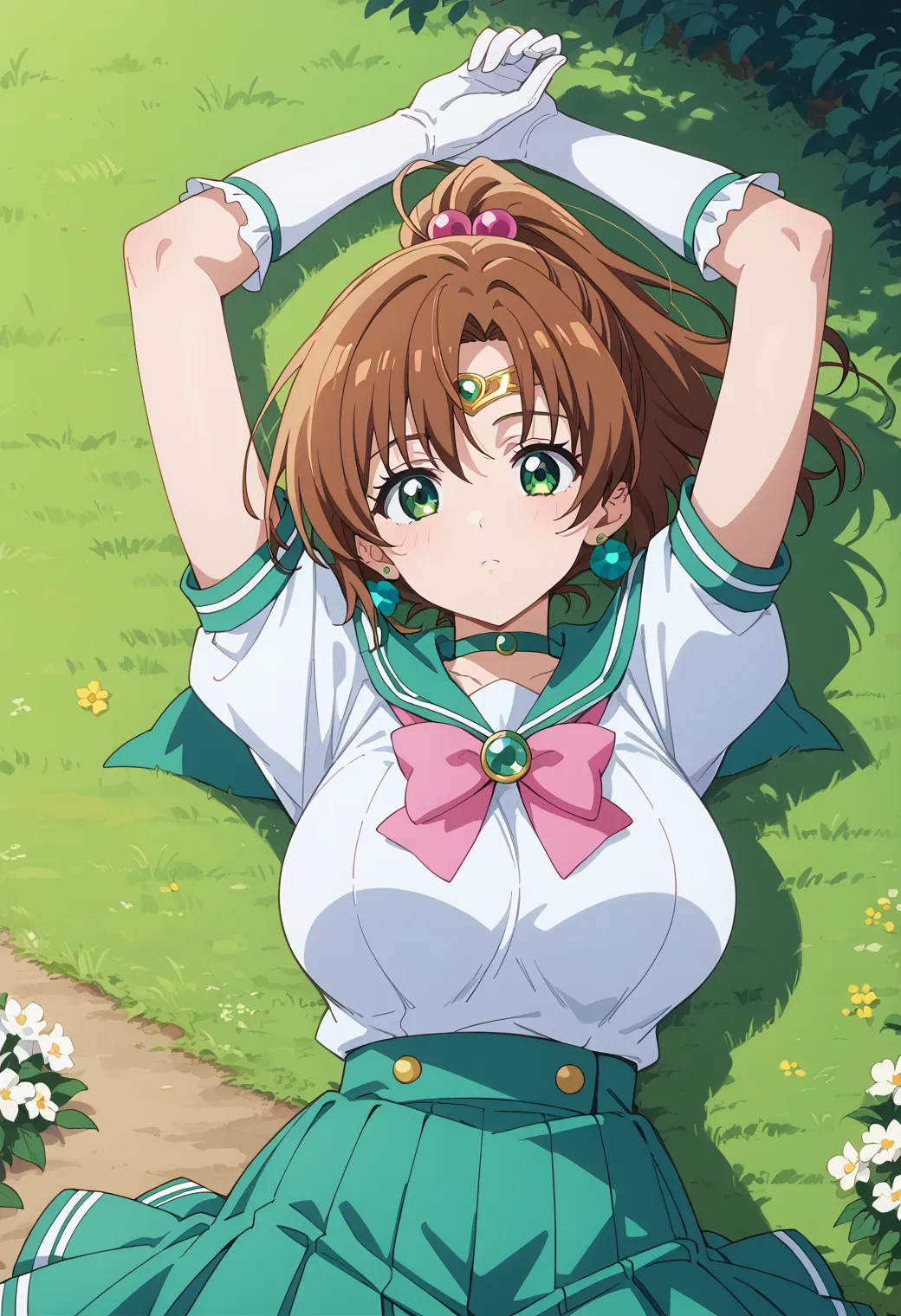 「雷の星！木星を守護にもつ保護の戦士！」が決め台詞な木野まことちゃんのエッチなAI画像380枚！(7ページ目)の10枚目の画像です。
