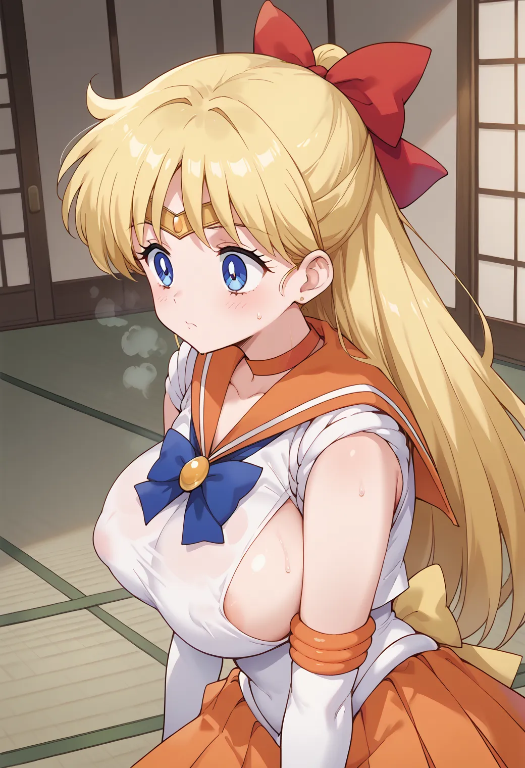 「美の星！金星を守護にもつ愛の戦士！」が決め台詞な愛野美奈子ちゃんのエッチなAI画像420枚！(10ページ目)の1枚目の画像です。