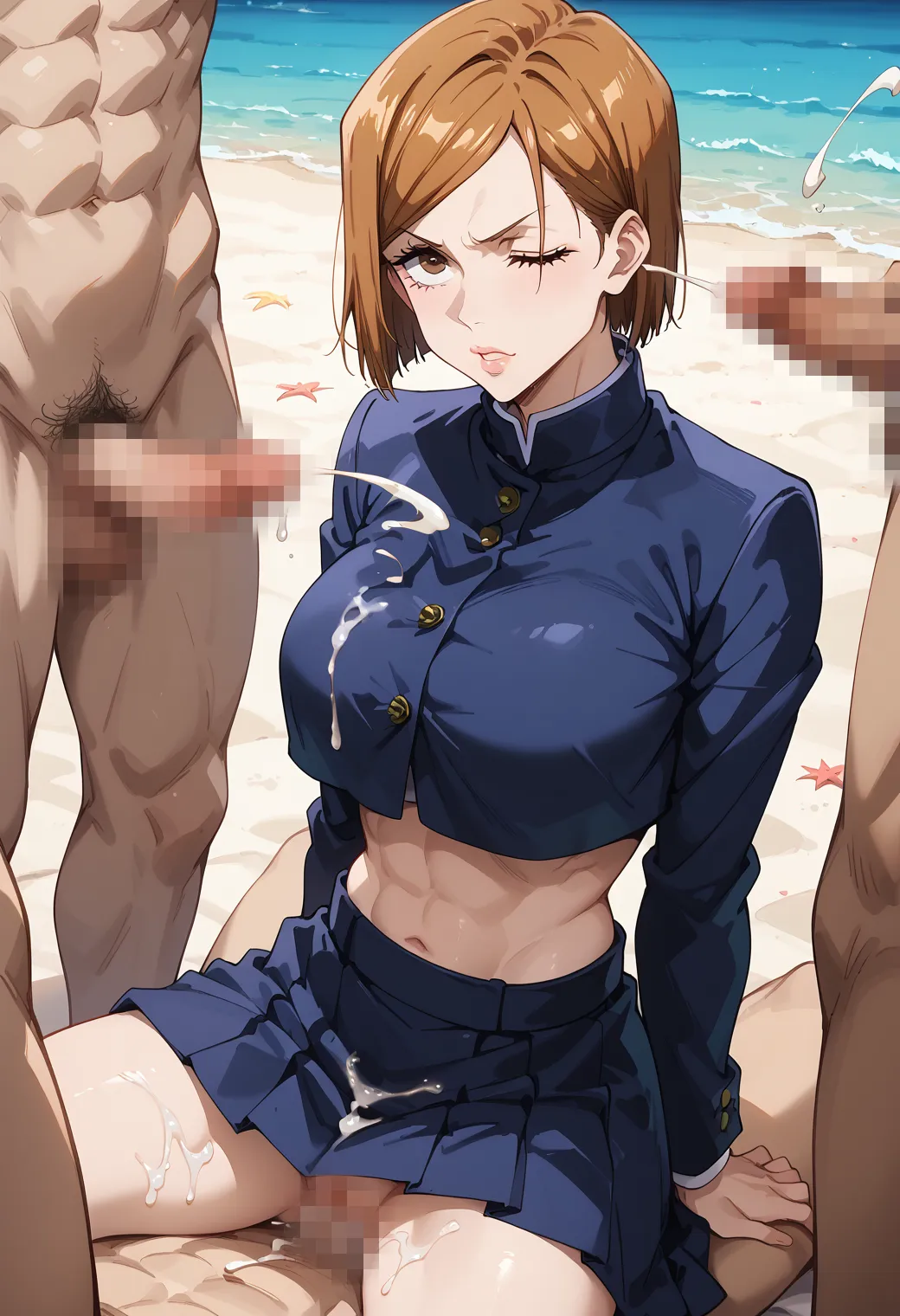 呪術廻戦に登場する学ラン美人な野薔薇ちゃんのAI画像381枚！(2ページ目)の17枚目の画像です。