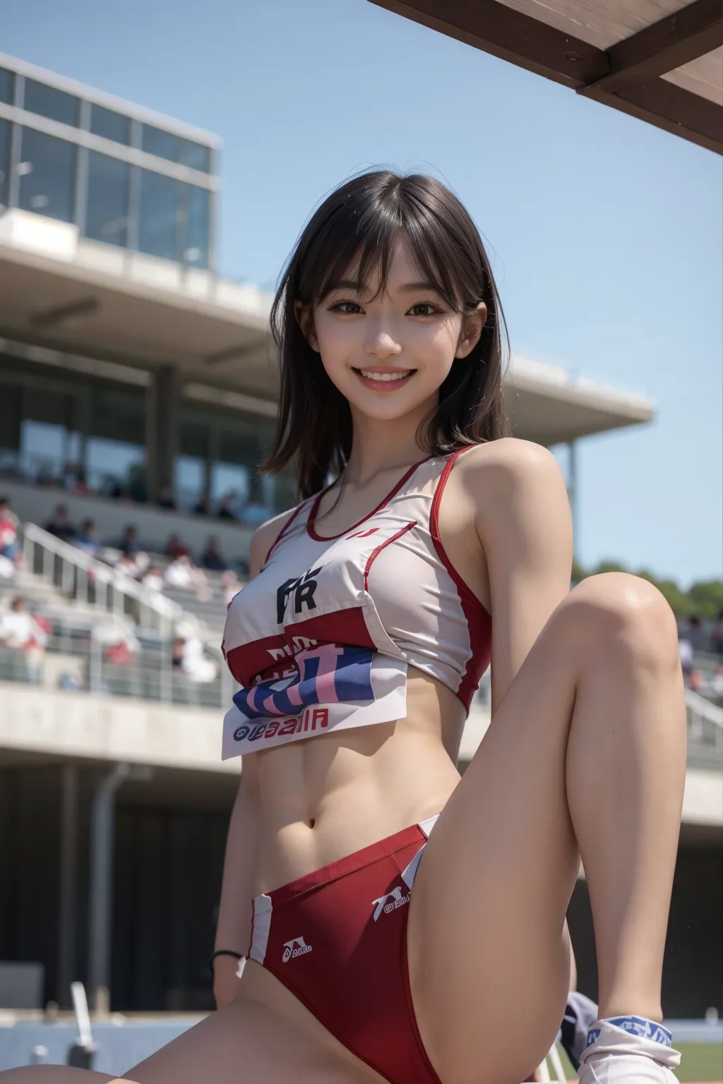 陸上女子エロ画像200枚まとめ！引き締まった腹筋とスレンダーボディがエロスを感じずにいられない件ｗｗの2枚目の画像です。