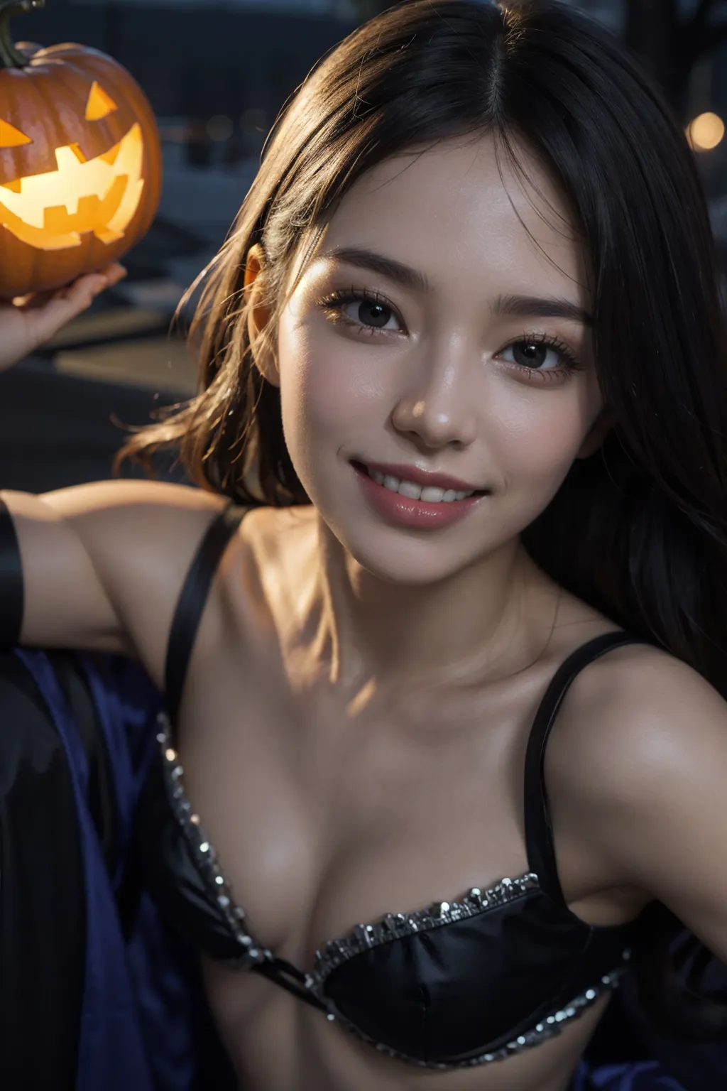 ハロウィン衣装エロ画像200枚まとめ！AI美女がエッチな仮装でハロウィンの夜を満喫している写真集！(3ページ目)の18枚目の画像です。