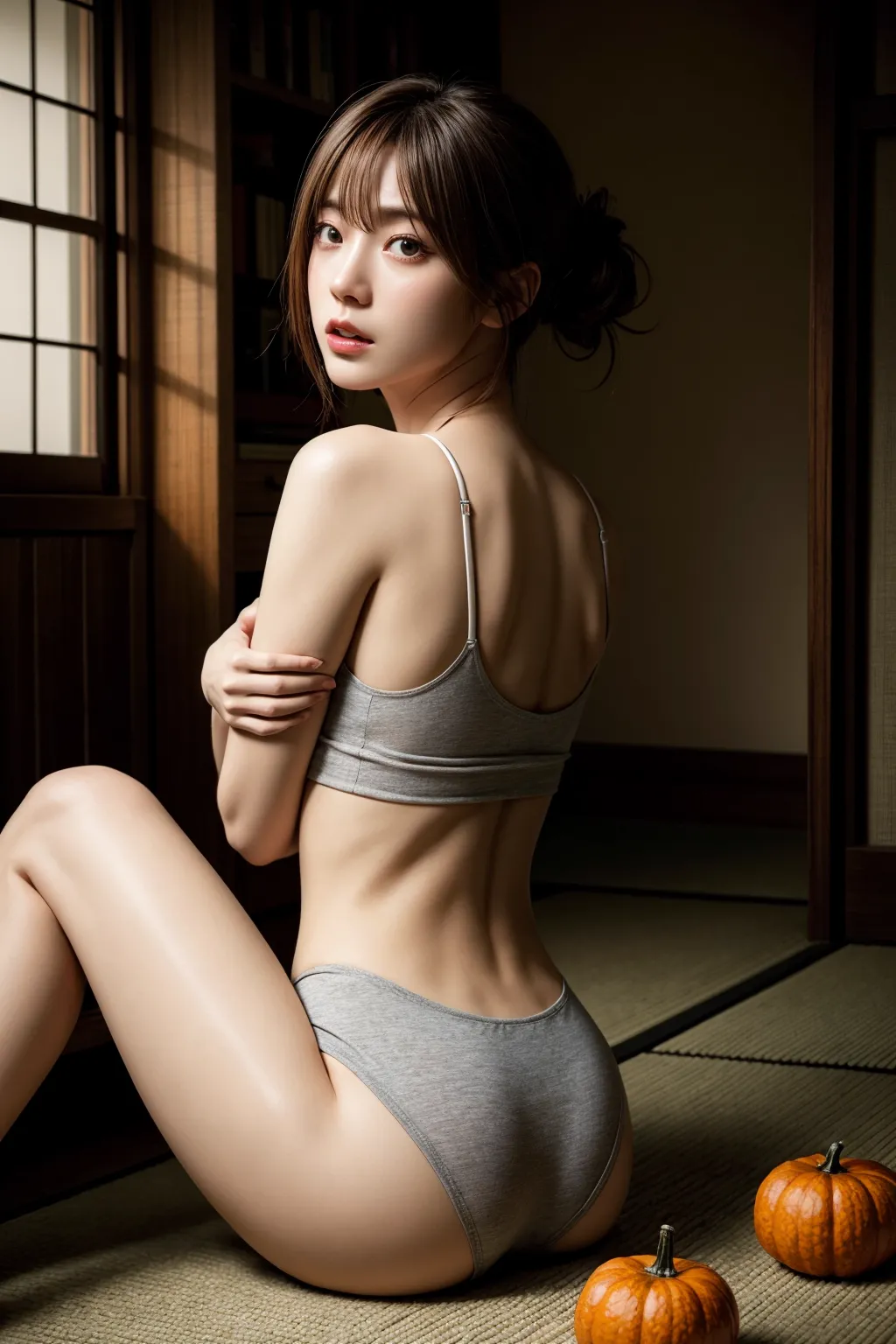 秋を感じる着衣グラビアエロ画像200枚まとめ！紅葉やカボチャにセーターと美女を合わせたエッチな写真集を作ってみました♪(4ページ目)の18枚目の画像です。