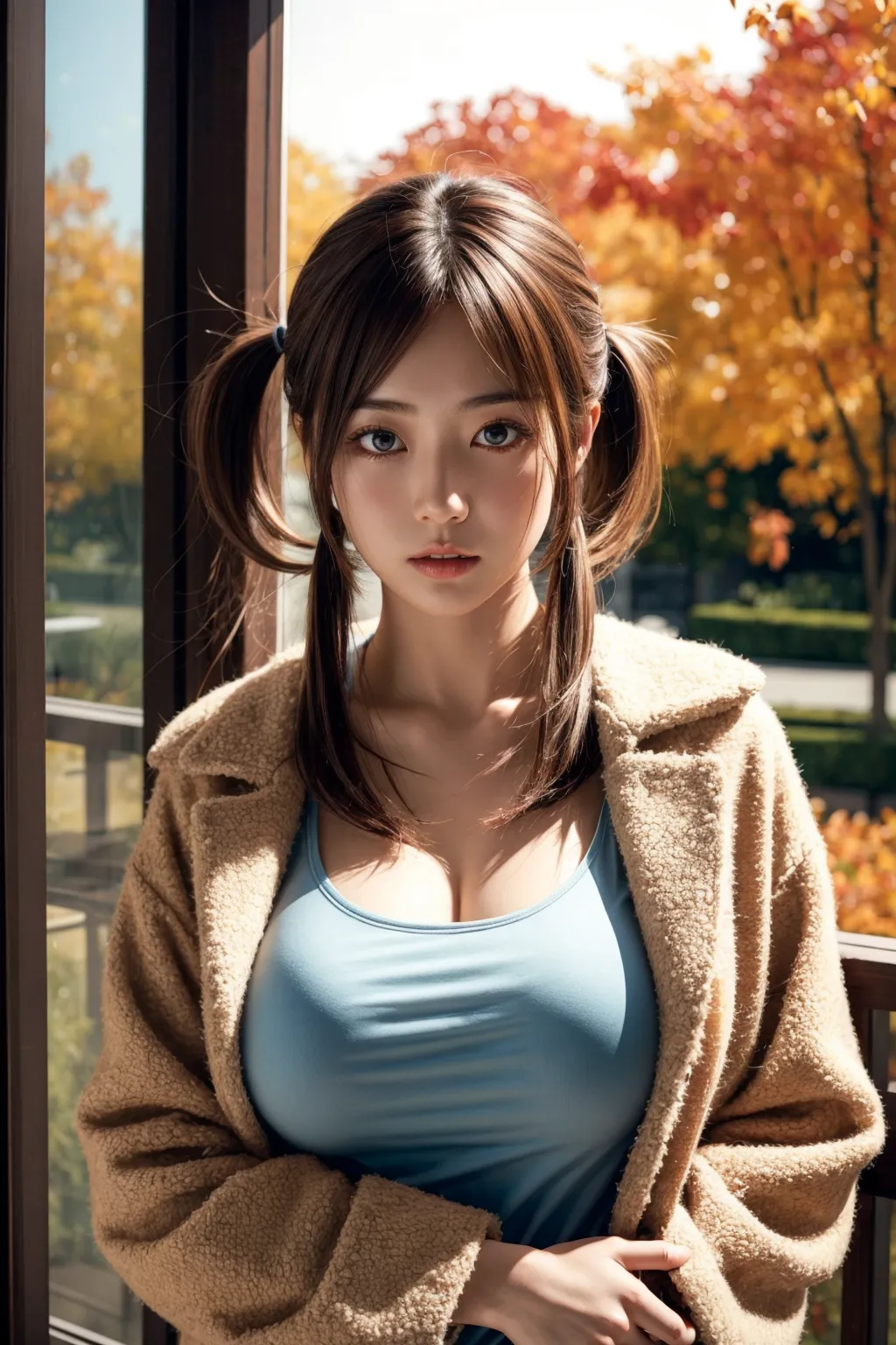 秋を感じる着衣グラビアエロ画像200枚まとめ！紅葉やカボチャにセーターと美女を合わせたエッチな写真集を作ってみました♪(2ページ目)の28枚目の画像です。