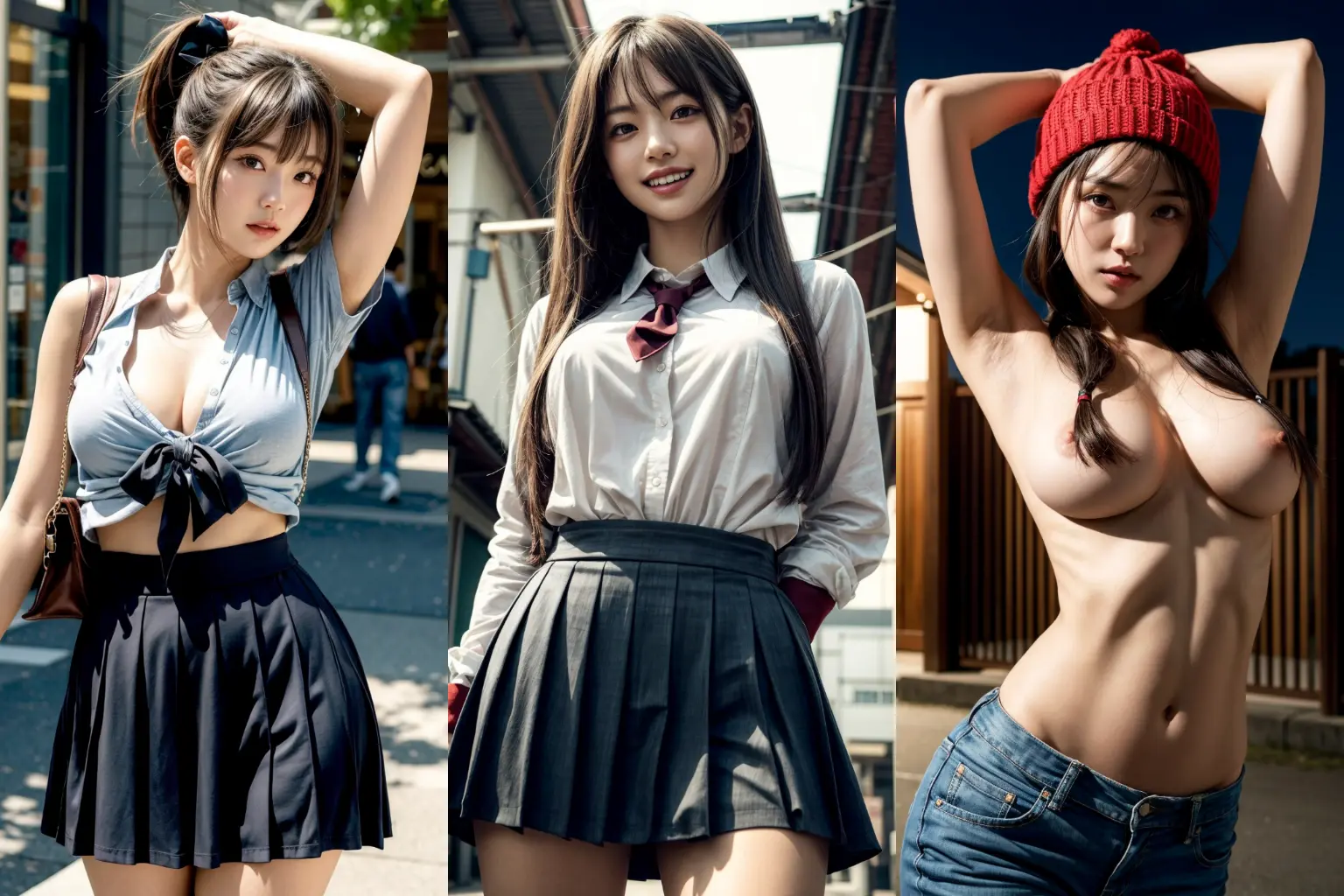 年間の女子校生AIエロ画像ランキング第68位の画像です。