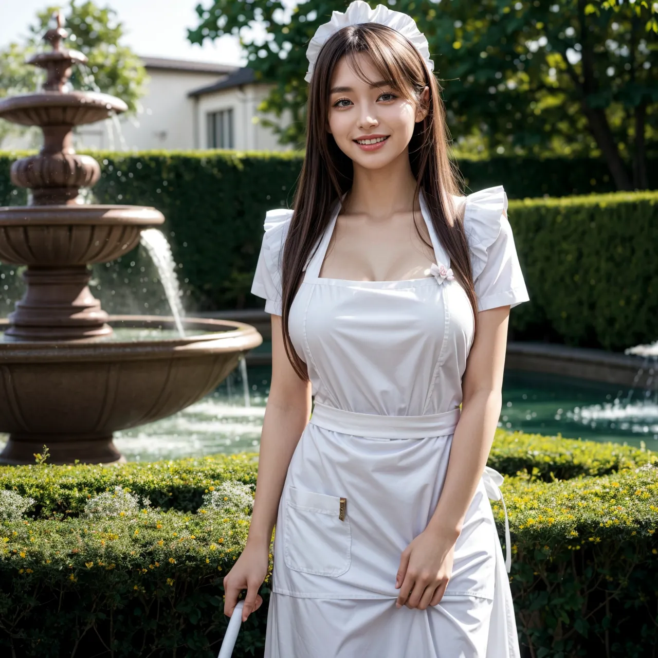 AIメイド「ご主人様のお世話を一生懸命頑張りますっ！」そんなエッチな衣装で！？なエロ画像200枚まとめ！(4ページ目)の2枚目の画像です。