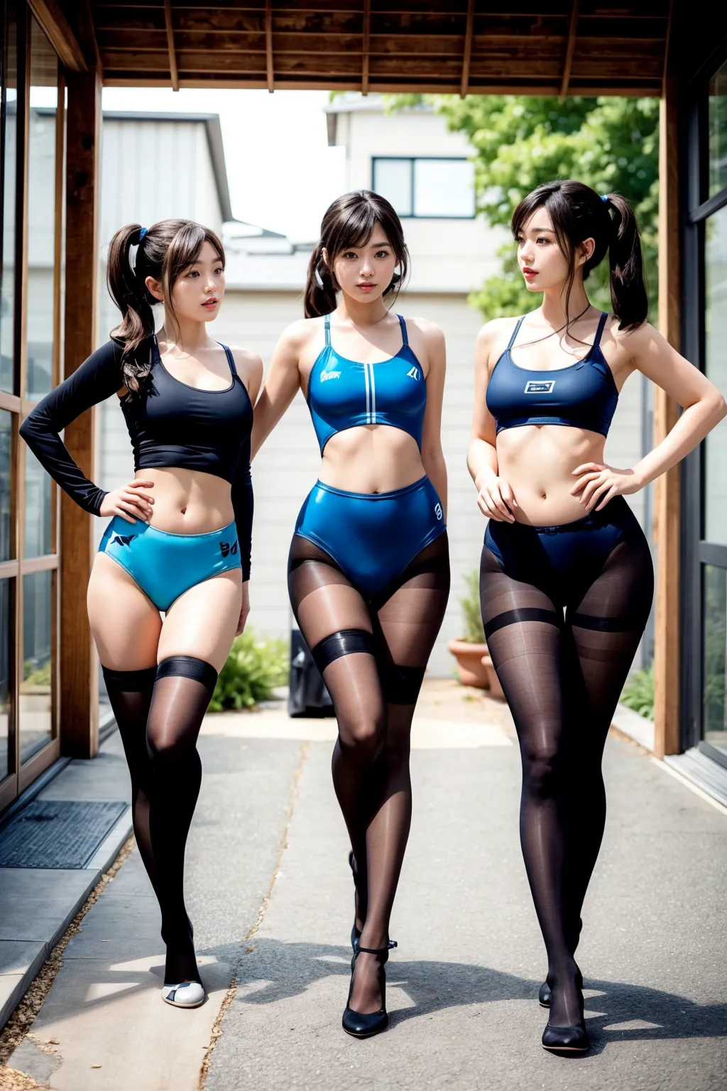 AI美女の美脚を最大限に引き出す！パンストエロ画像180枚まとめ！(3ページ目)の28枚目の画像です。