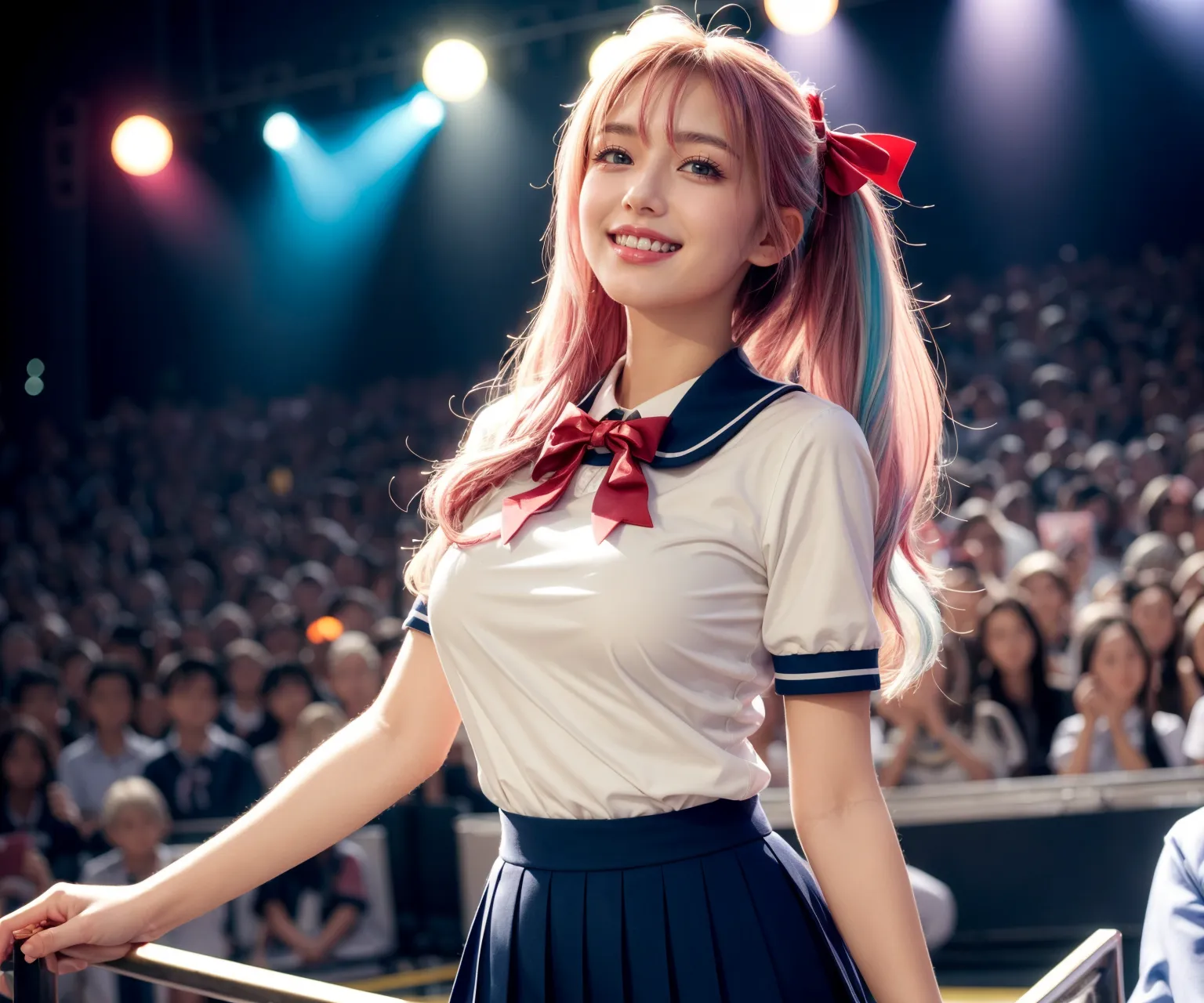 キラキラのステージでファンをハッピーに♪AIエロ画像210枚まとめ！(2ページ目)の5枚目の画像です。