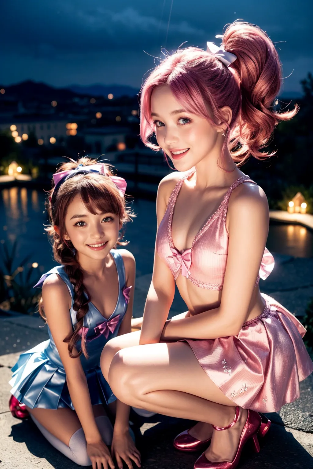 AI美少女「ハートの魔法で愛と勇気のエナジーをみんなに届けます☆」コスプレエロ画像290枚まとめ！(4ページ目)の31枚目の画像です。