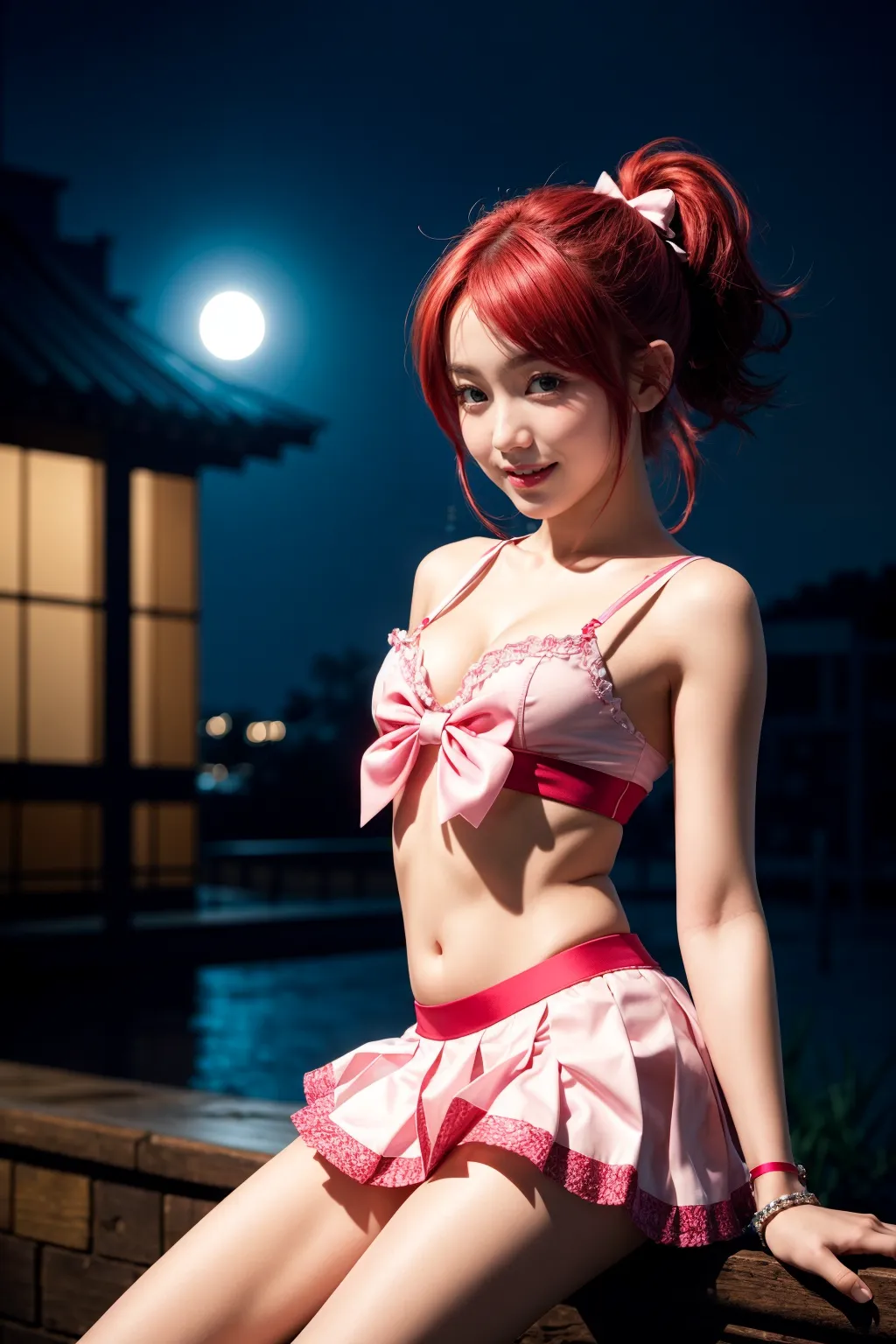 AI美少女「ハートの魔法で愛と勇気のエナジーをみんなに届けます☆」コスプレエロ画像290枚まとめ！(6ページ目)の38枚目の画像です。