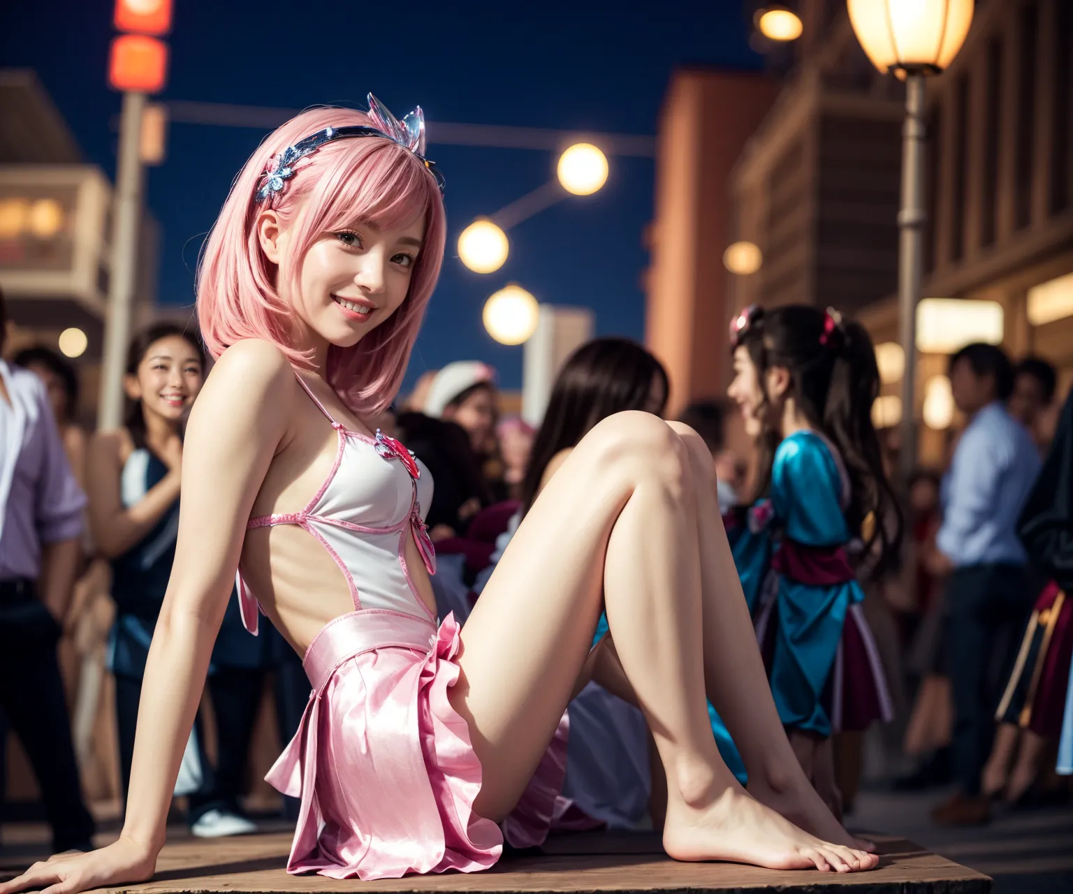 AI美少女「ハートの魔法で愛と勇気のエナジーをみんなに届けます☆」コスプレエロ画像290枚まとめ！(4ページ目)の28枚目の画像です。