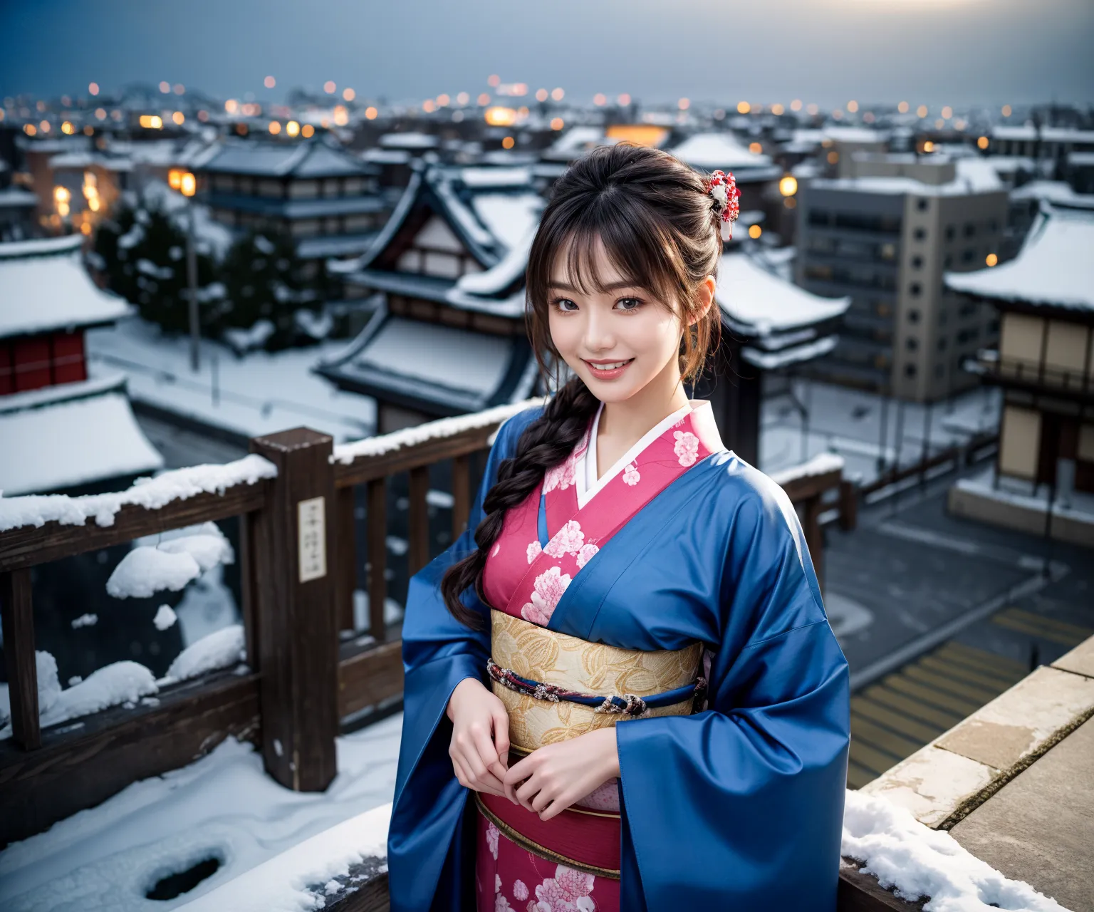 もしも和服姿の清楚美女がドスケベだったら…なAIエロ画像210枚まとめ！(4ページ目)の20枚目の画像です。