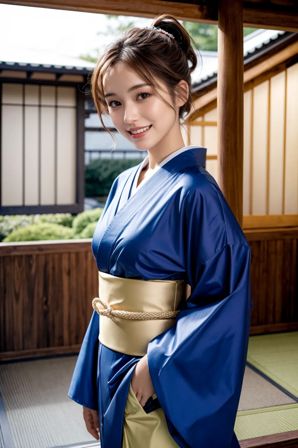 もしも和服姿の清楚美女がドスケベだったら…なAIエロ画像210枚まとめ！の14枚目の画像です。
