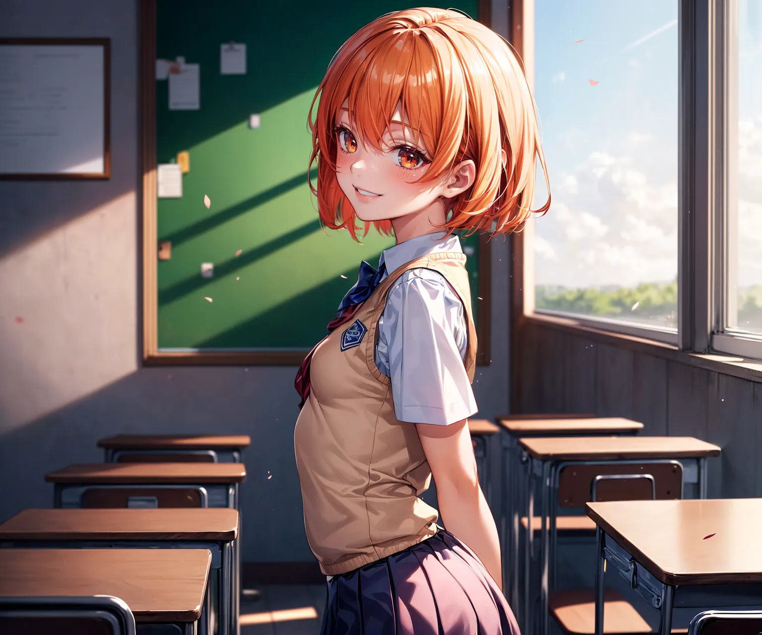 二次元美少女女子校生のエッチでハイクオリティなAIエロ画像240枚まとめ！(3ページ目)の8枚目の画像です。