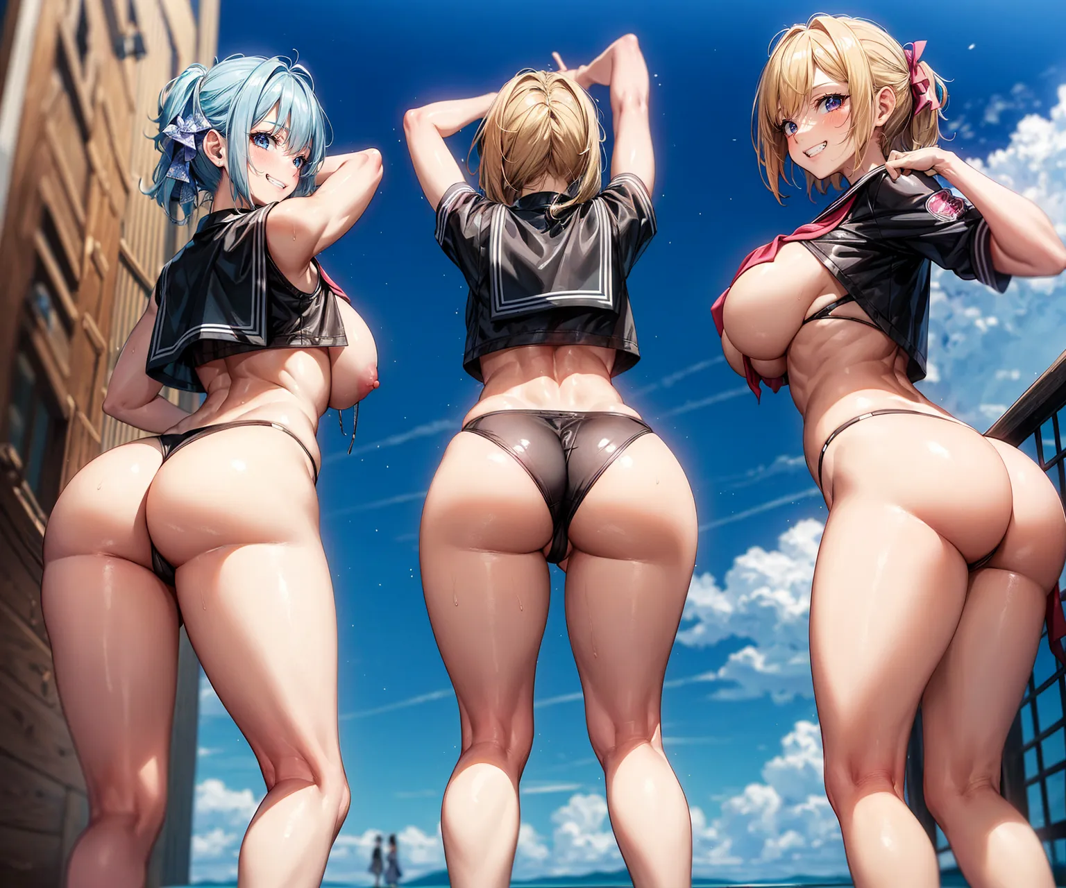 二次元美少女女子校生のエッチでハイクオリティなAIエロ画像240枚まとめ！(3ページ目)の15枚目の画像です。