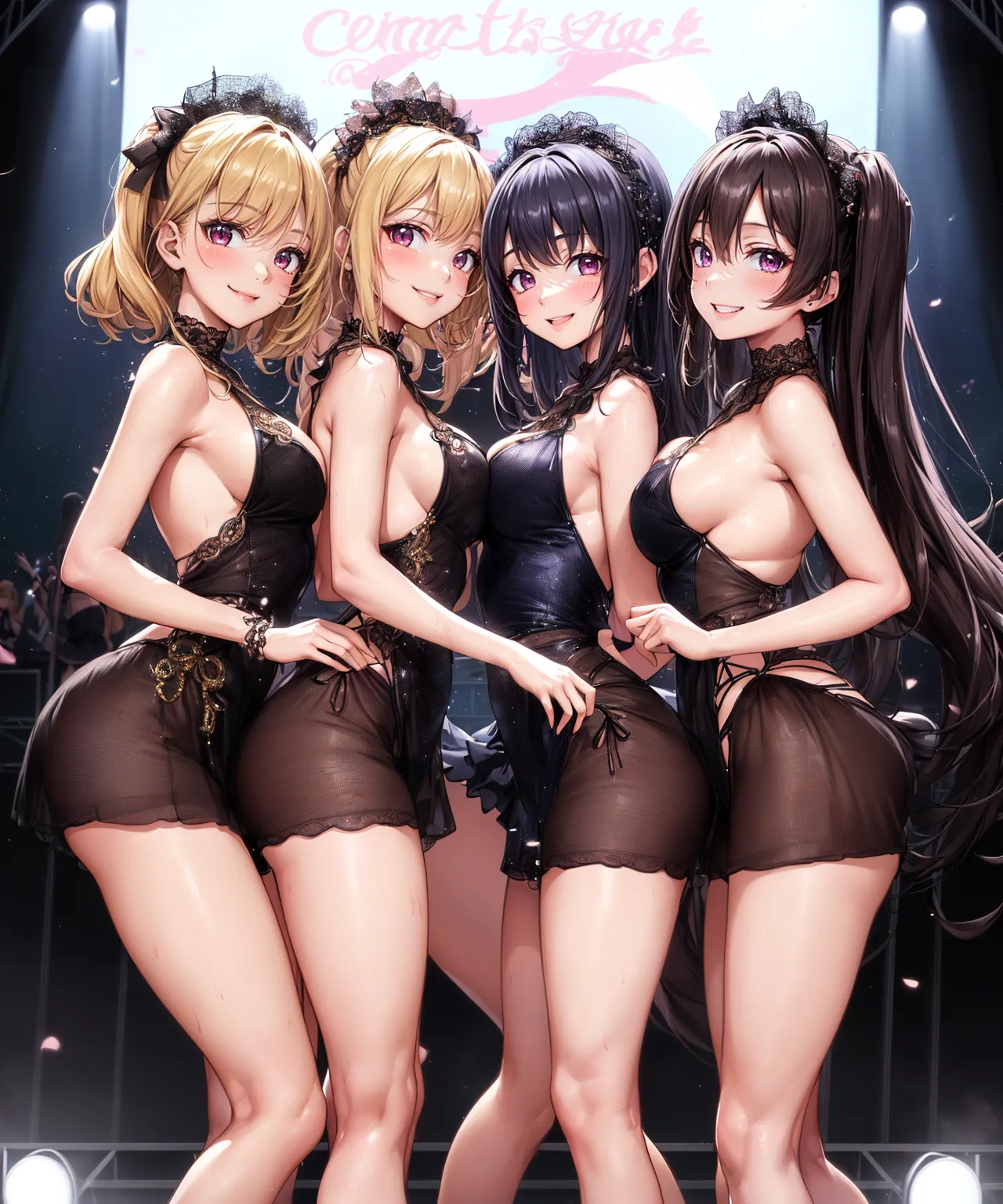 歌って踊れて可愛い美少女たちのエッチなAIイラストエロ画像187枚まとめ！(3ページ目)の40枚目の画像です。