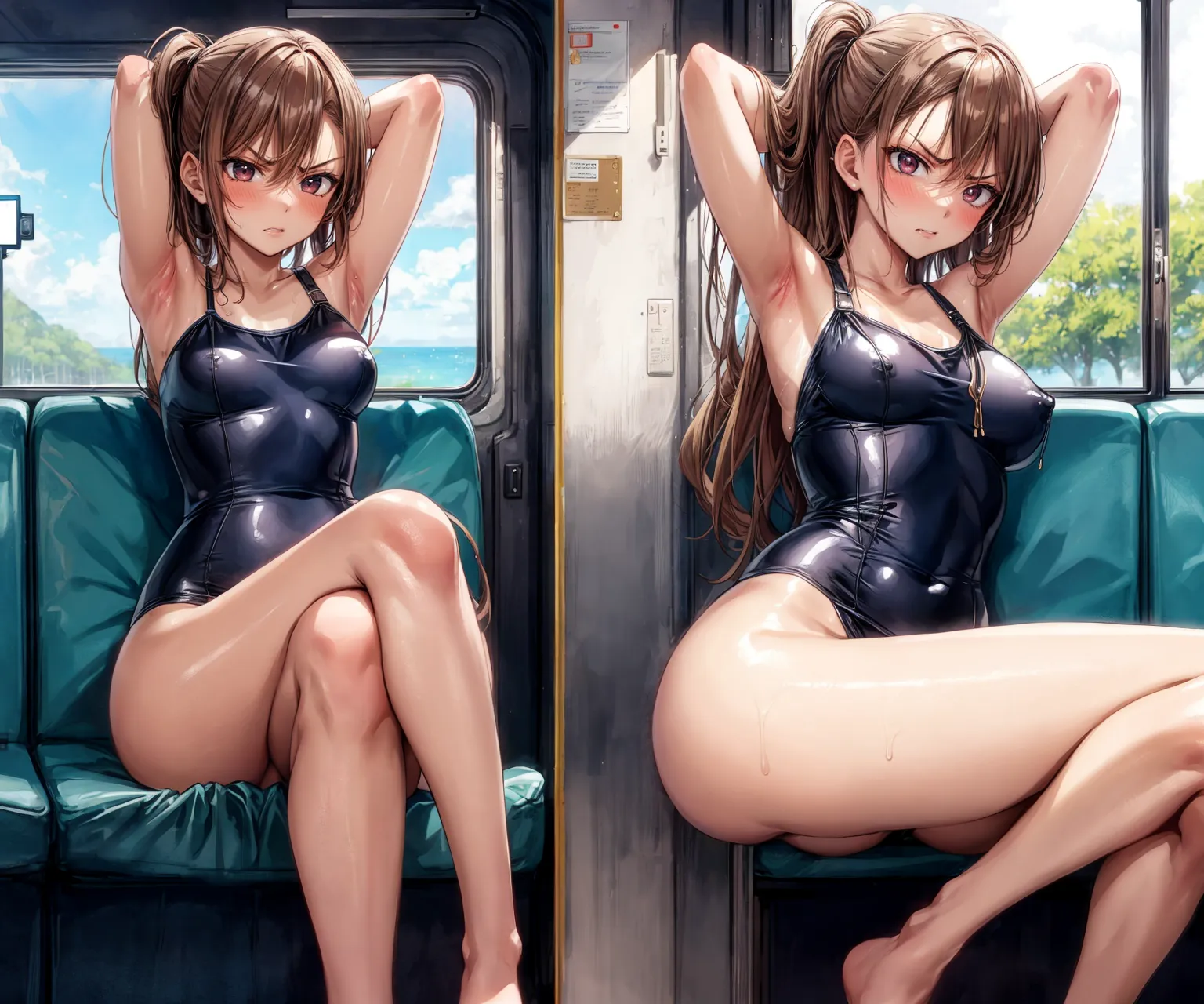 可愛い美少女女子校生ギャルたちのエッチなAIエロ画像223枚まとめ！の30枚目の画像です。