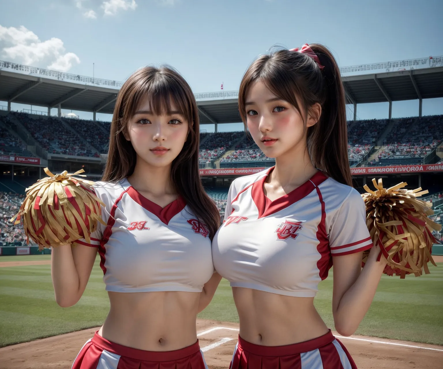 【チアリーダー部AIエロ画像】AIJKさん「チアダンスの魔法にかけられて♥️あなたを彩る美少女たちのパフォーマンス！」股間にビンビンきちゃうエッチな画像270枚まとめ！(6ページ目)_次ページのエロ画像