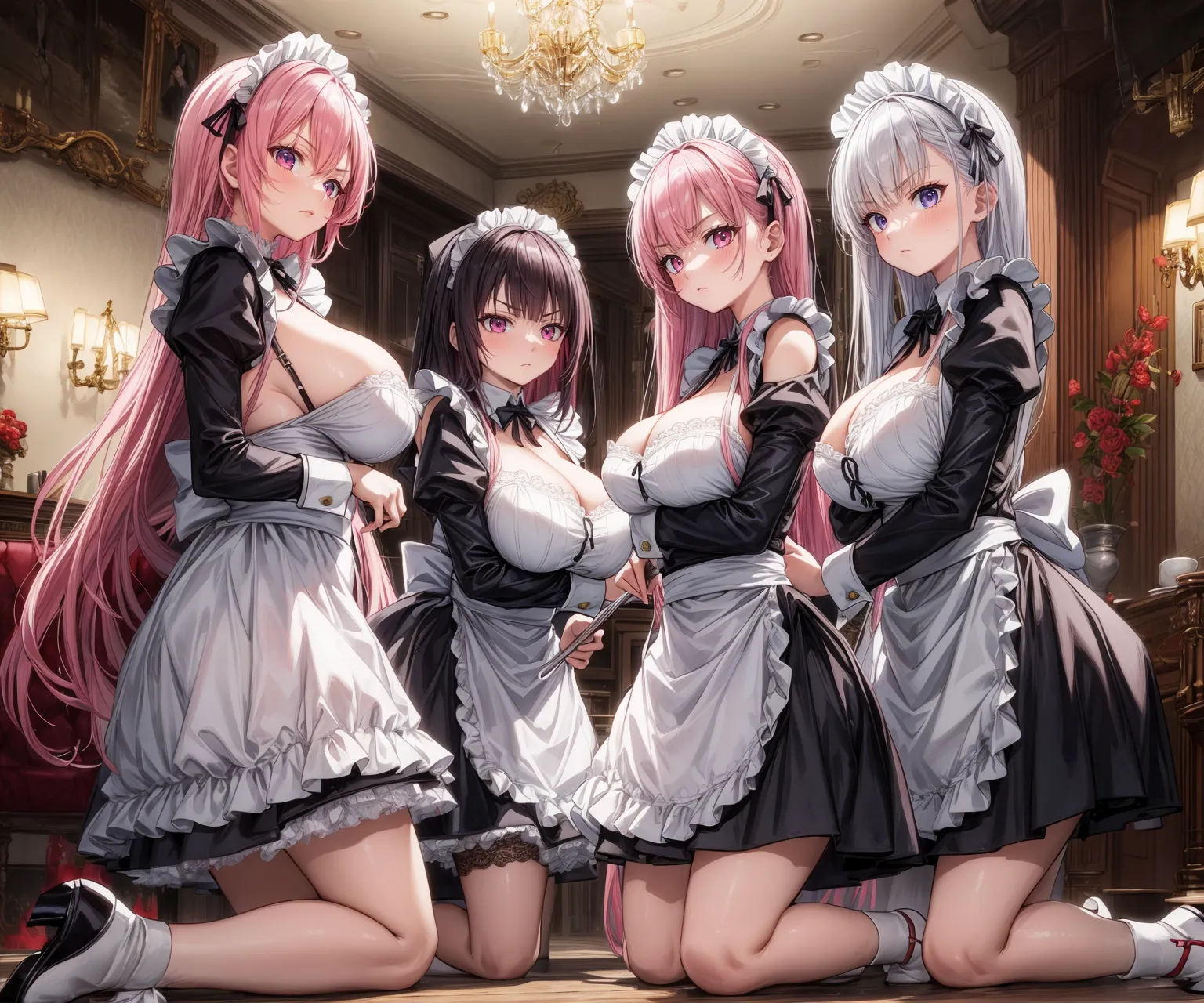 可愛すぎるメイド服美少女の魅力満載なAIエロ画像314枚まとめ！(7ページ目)の6枚目の画像です。