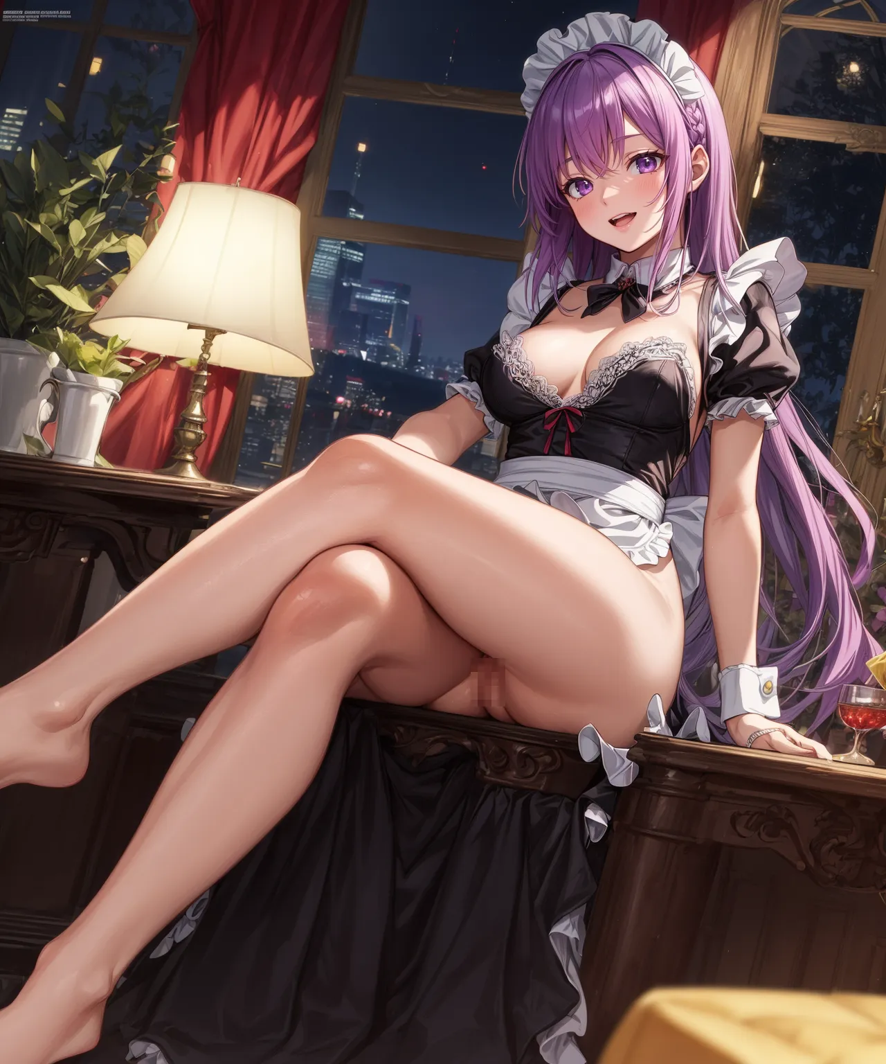 可愛すぎるメイド服美少女の魅力満載なAIエロ画像314枚まとめ！(7ページ目)の9枚目の画像です。