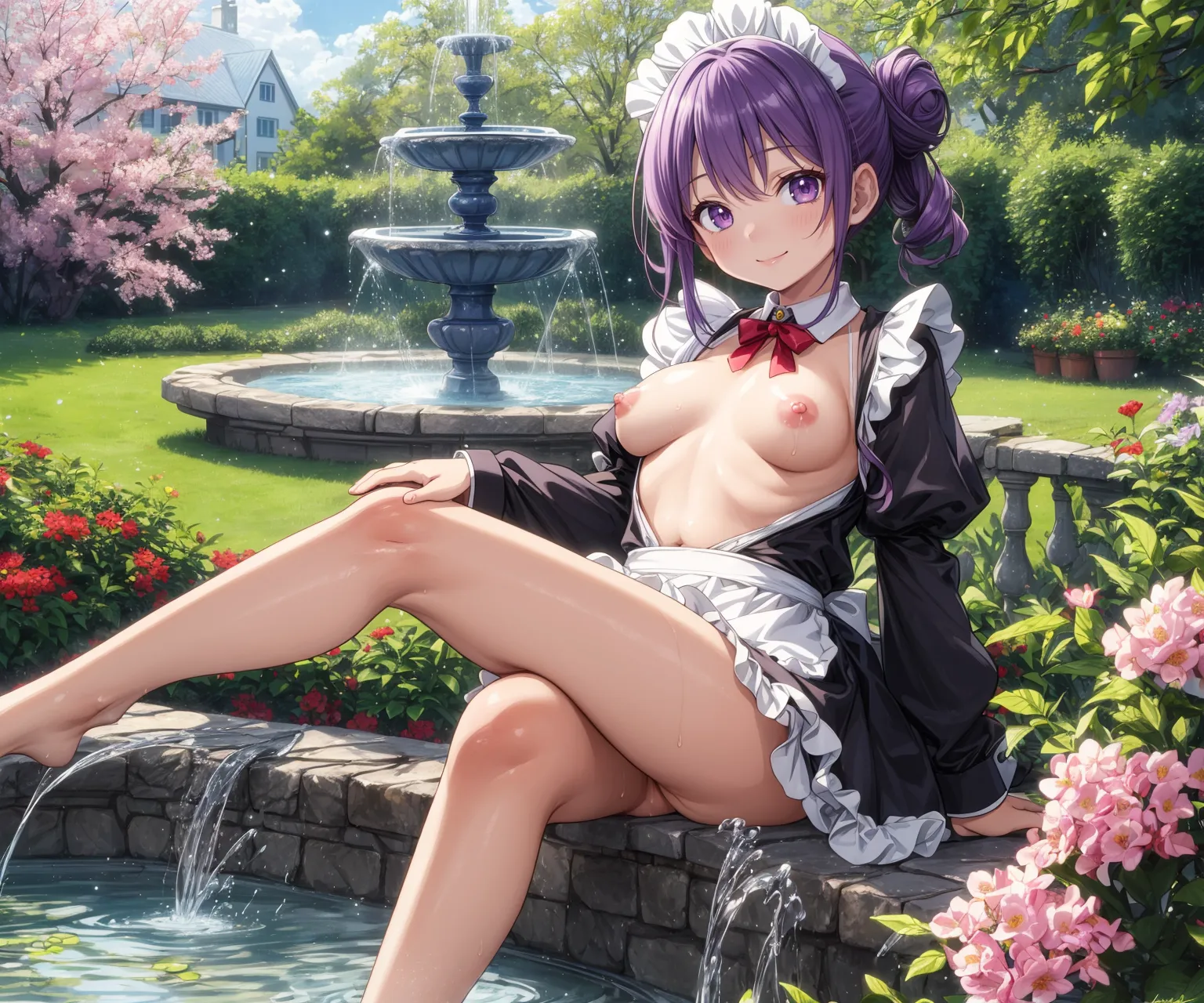 可愛すぎるメイド服美少女の魅力満載なAIエロ画像314枚まとめ！(3ページ目)の2枚目の画像です。