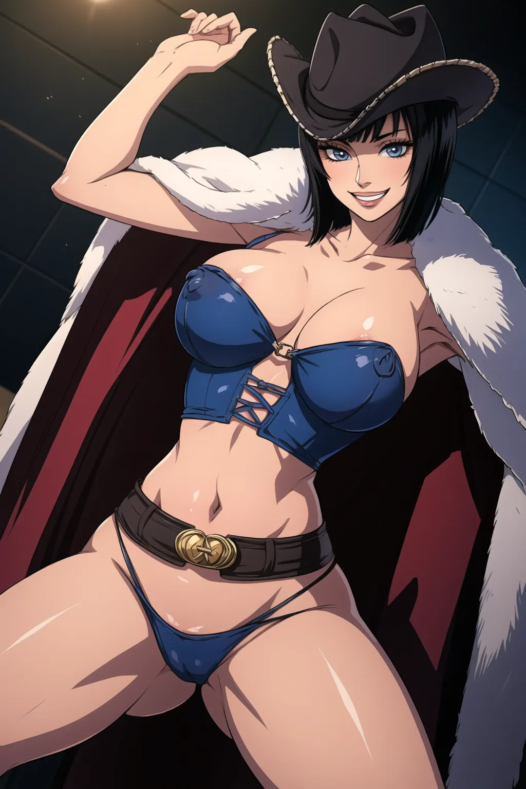 あの有名女海賊ロビンちゃんのエッチなイラストを詰め合わせたAIエロ画像300枚まとめ！(5ページ目)の27枚目の画像です。