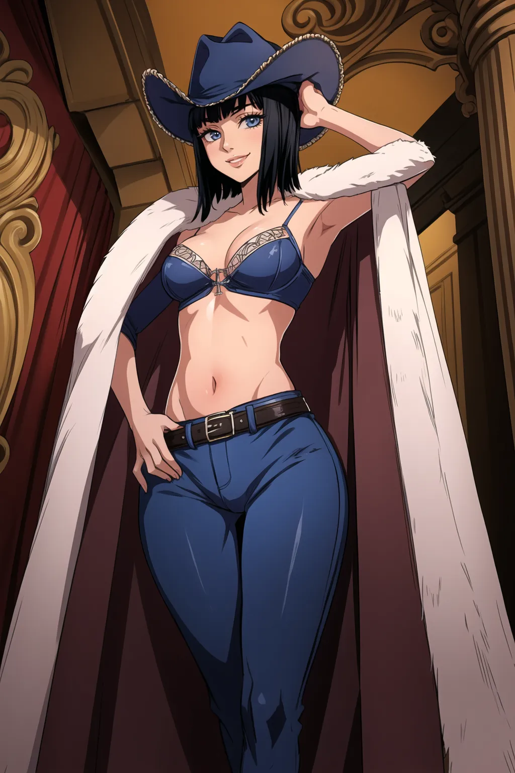 あの有名女海賊ロビンちゃんのエッチなイラストを詰め合わせたAIエロ画像300枚まとめ！(7ページ目)の14枚目の画像です。