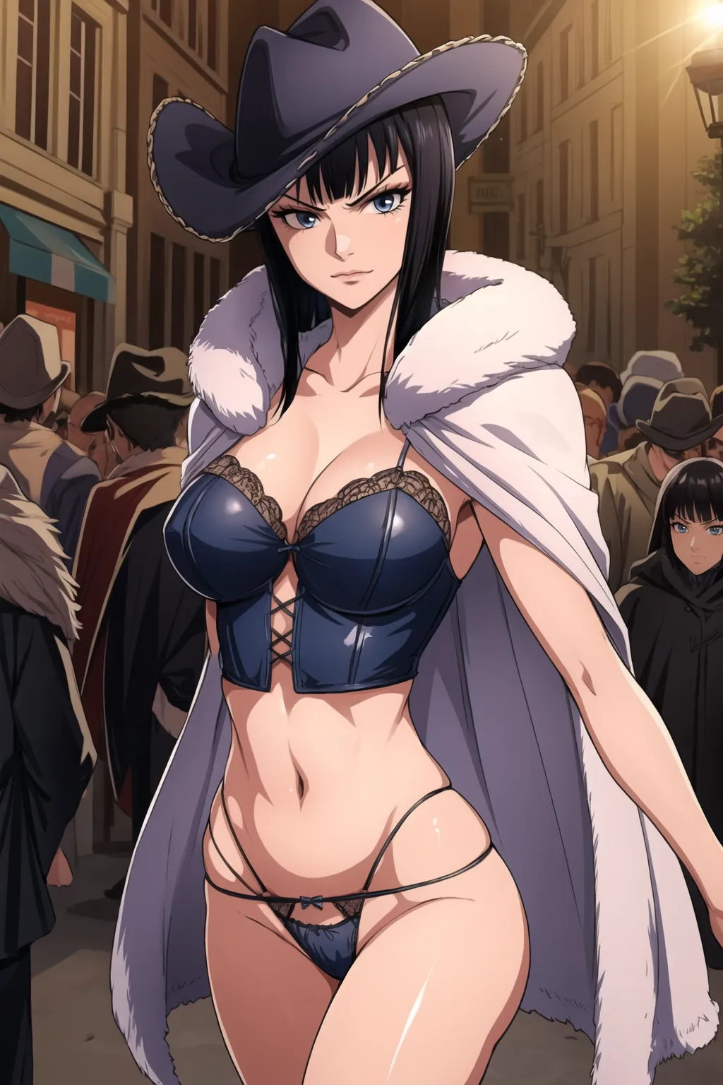 あの有名女海賊ロビンちゃんのエッチなイラストを詰め合わせたAIエロ画像300枚まとめ！(7ページ目)の40枚目の画像です。