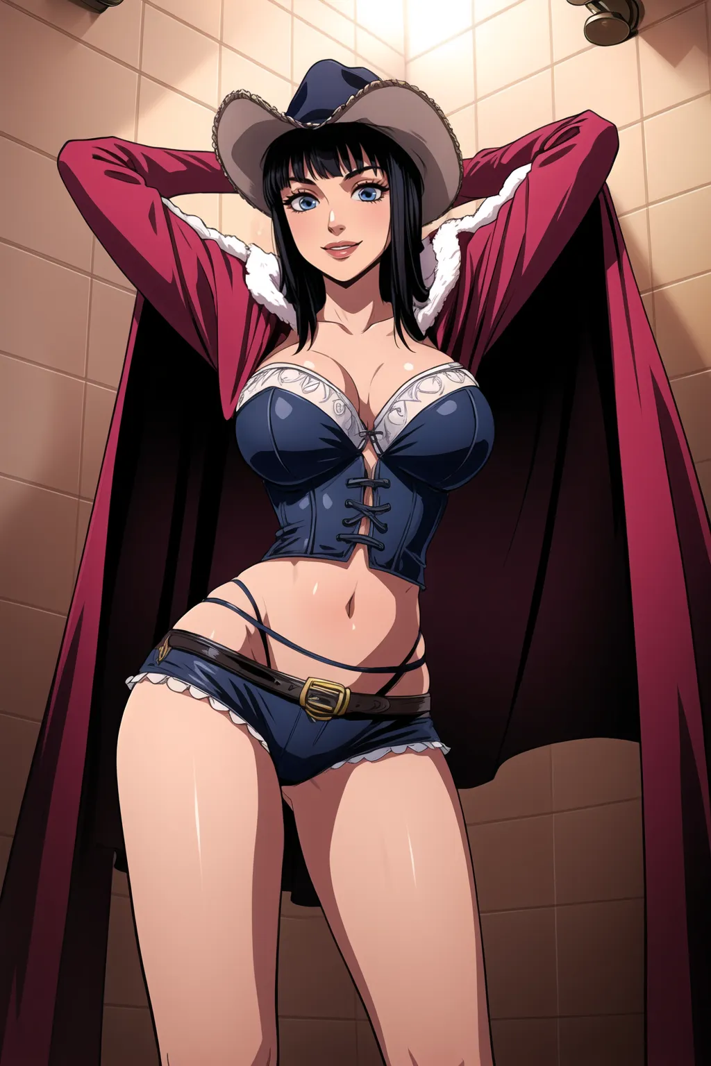 あの有名女海賊ロビンちゃんのエッチなイラストを詰め合わせたAIエロ画像300枚まとめ！の24枚目の画像です。
