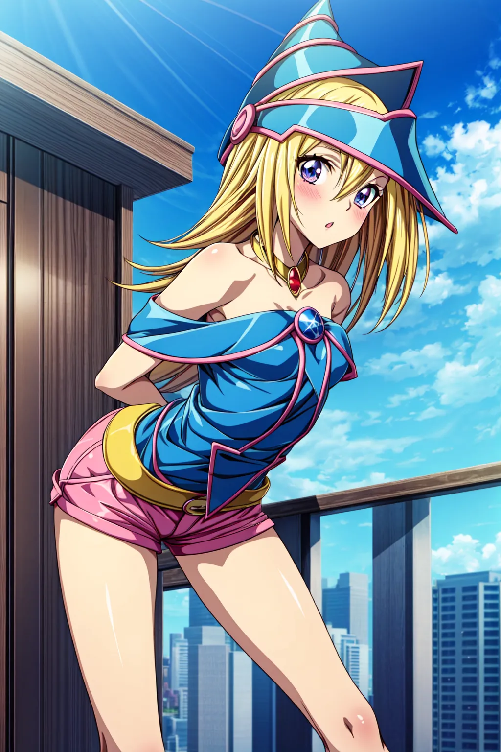 超有名カードゲームに登場する金髪美少女ブラマジガールちゃんのエッチなAIエロ画像250枚まとめ！の37枚目の画像です。