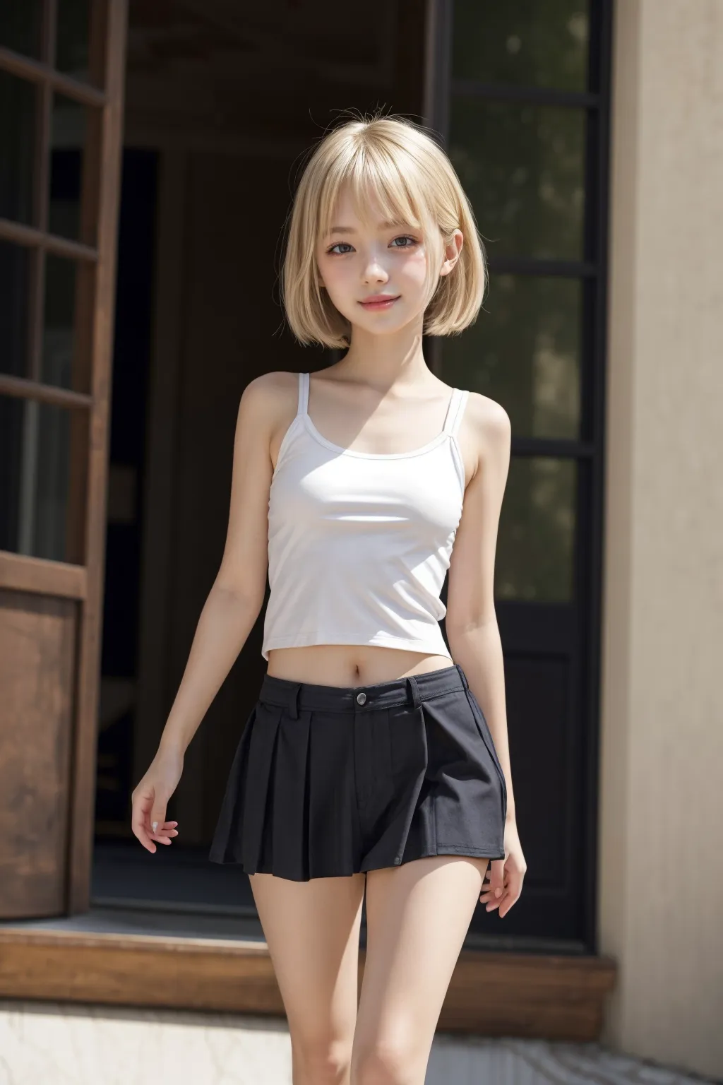 髪が金色の童顔小柄美少女たちの超キュートでエッチなAIエロ画像308枚まとめ！(6ページ目)の3枚目の画像です。