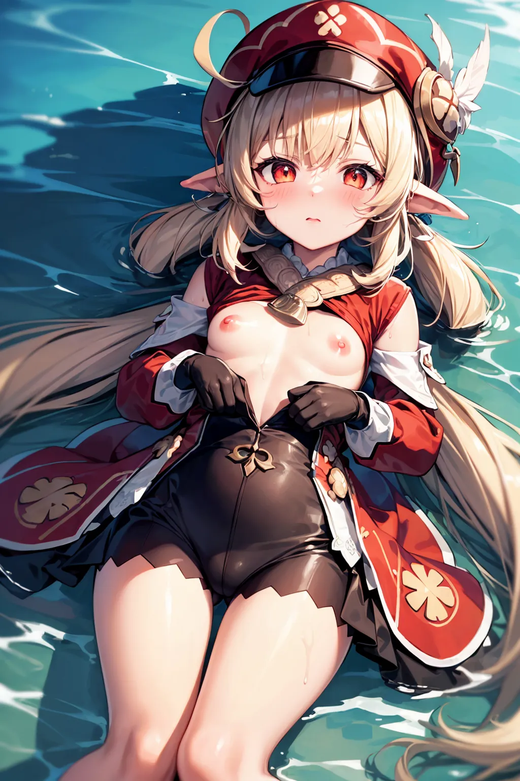 原神に登場するロリっ娘クレーのAIエロ画像300枚まとめ！(7ページ目)の26枚目の画像です。