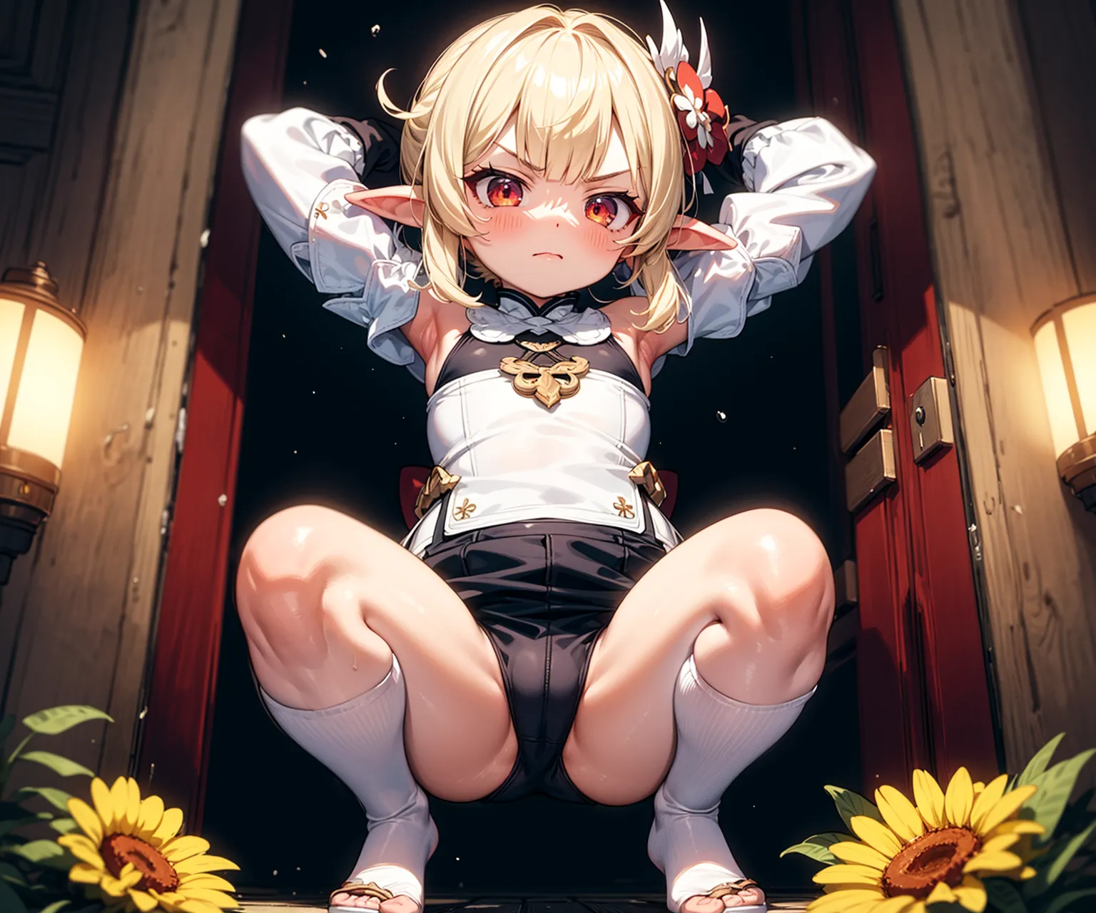 原神に登場するロリっ娘クレーのAIエロ画像300枚まとめ！(5ページ目)の13枚目の画像です。