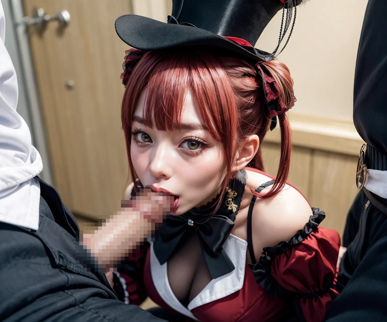 人気VTuberの宝鐘マリンちゃんのコスプレAIエロ画像400枚まとめ！(9ページ目)の30枚目の画像です。
