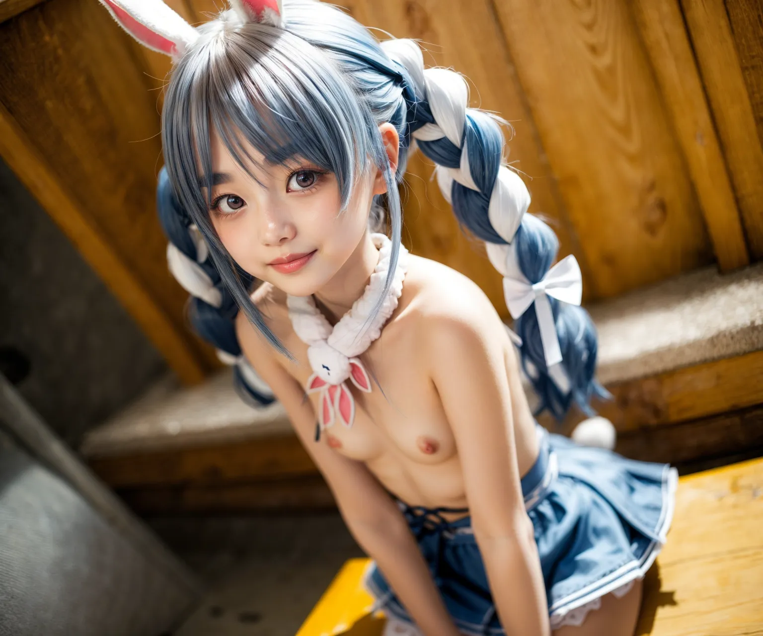 人気VTuberの兎田ぺこらちゃんのコスプレAIエロ画像306枚まとめ！(5ページ目)の4枚目の画像です。