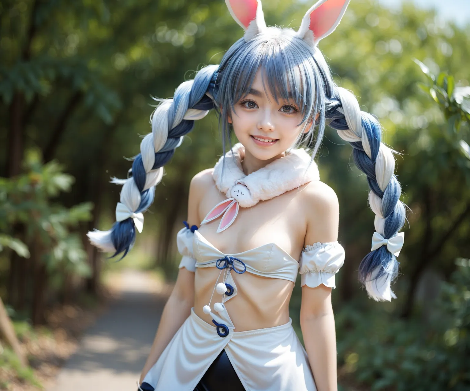 人気VTuberの兎田ぺこらちゃんのコスプレAIエロ画像306枚まとめ！(7ページ目)の7枚目の画像です。