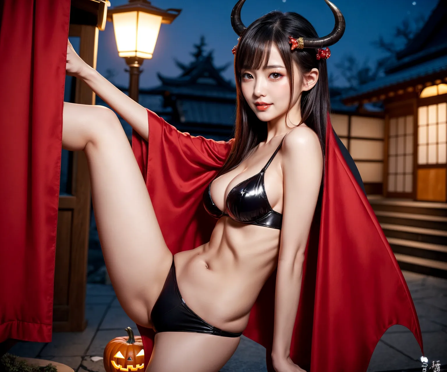色々と搾りつくされそうなセクシーで魅力的な悪魔美女たちのAIエロ画像400枚まとめ！の13枚目の画像です。