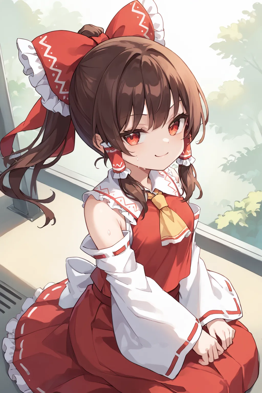 博麗神社巫女さんの博麗霊夢ちゃんAIイラストエロ画像400枚まとめ！(8ページ目)の4枚目の画像です。