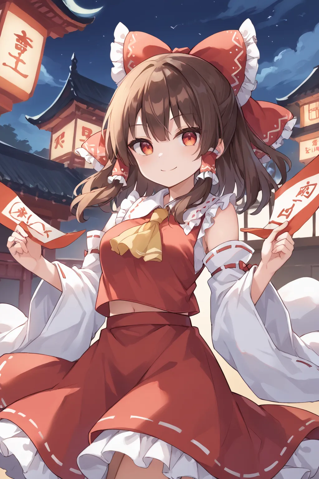 博麗神社巫女さんの博麗霊夢ちゃんAIイラストエロ画像400枚まとめ！(8ページ目)の32枚目の画像です。