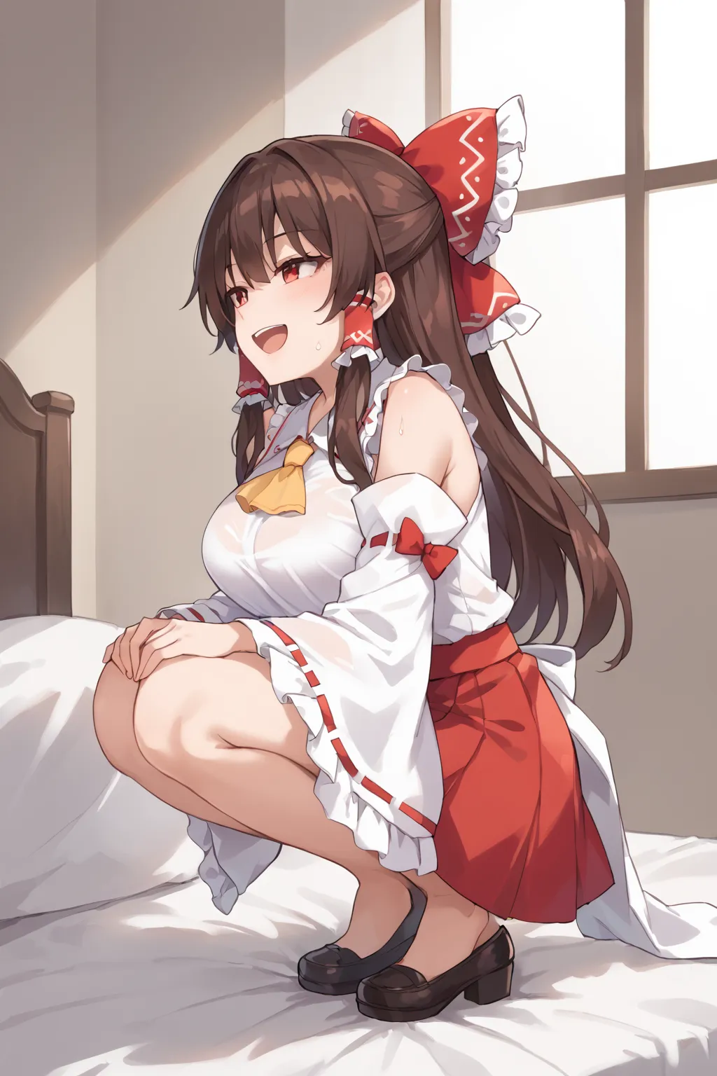 博麗神社巫女さんの博麗霊夢ちゃんAIイラストエロ画像400枚まとめ！(3ページ目)の13枚目の画像です。