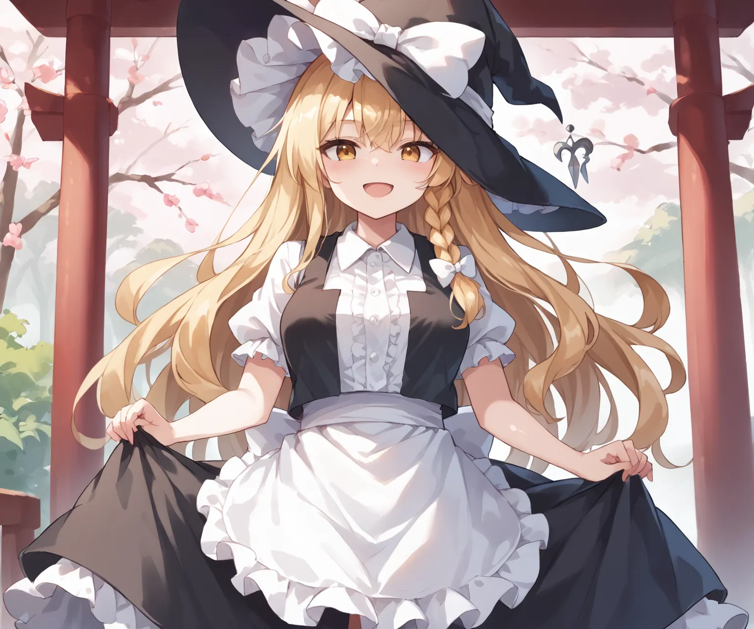 紅夢の魔法使いさんの霧雨魔理沙ちゃんAIイラストエロ画像382枚まとめ！(7ページ目)の6枚目の画像です。
