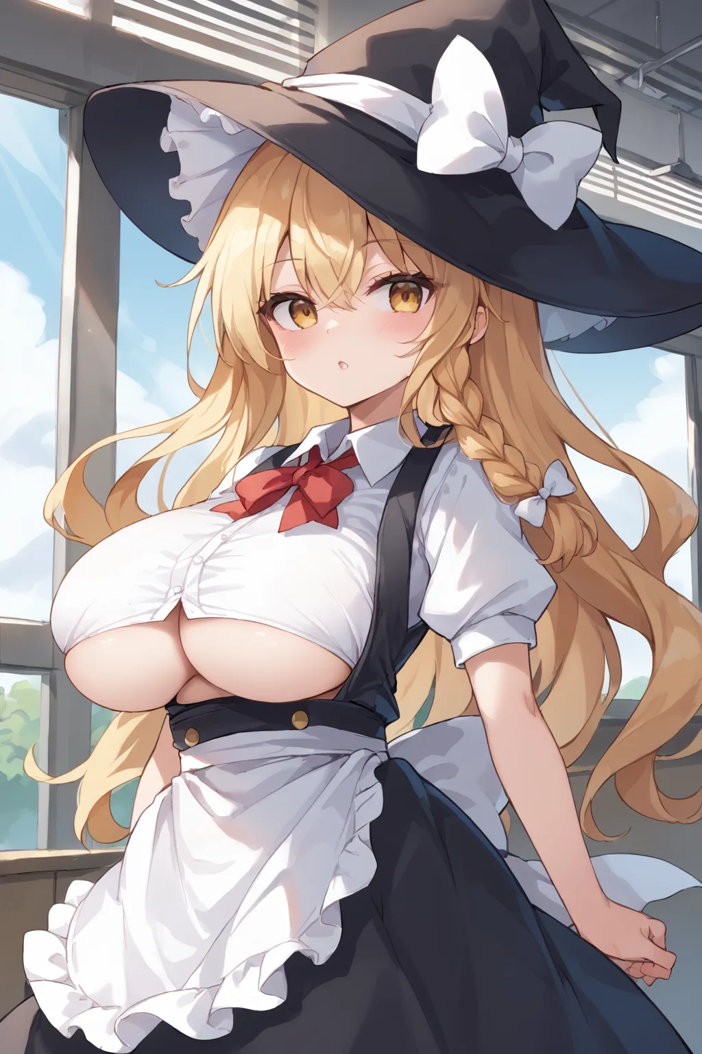 紅夢の魔法使いさんの霧雨魔理沙ちゃんAIイラストエロ画像382枚まとめ！の30枚目の画像です。