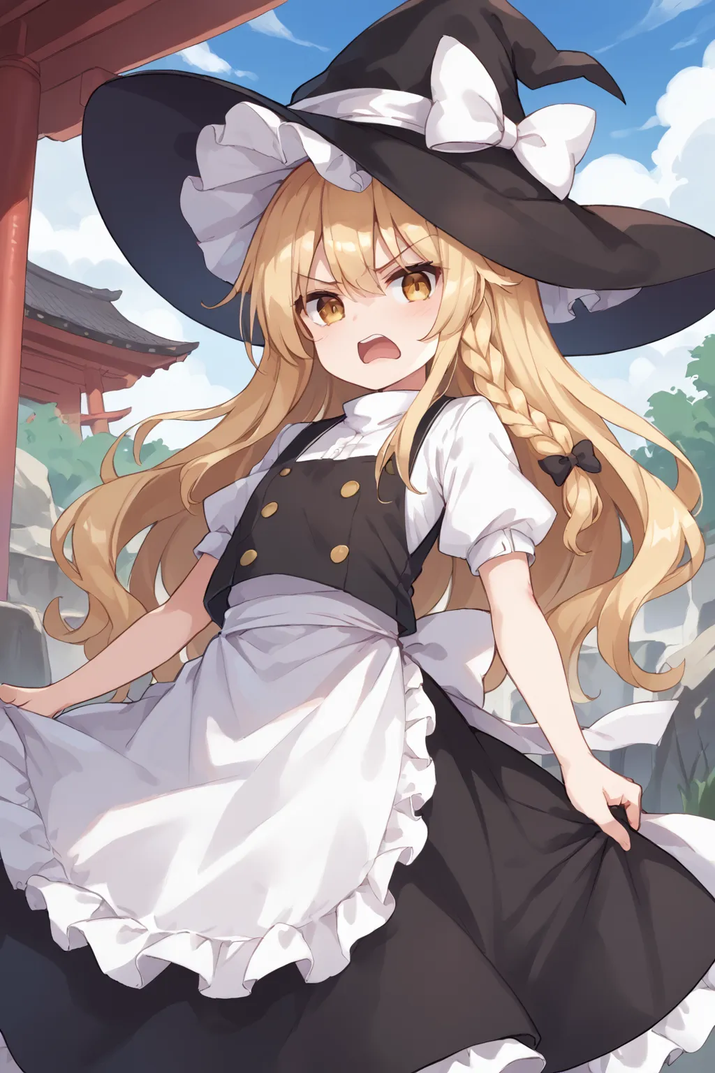 紅夢の魔法使いさんの霧雨魔理沙ちゃんAIイラストエロ画像382枚まとめ！(9ページ目)の31枚目の画像です。