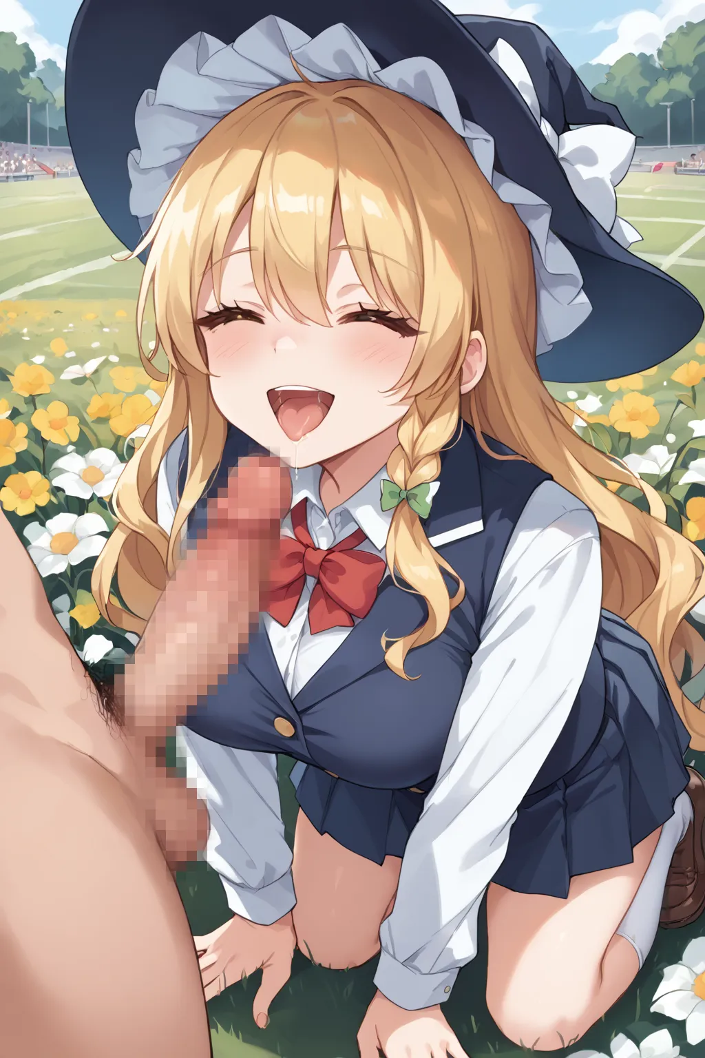 紅夢の魔法使いさんの霧雨魔理沙ちゃんAIイラストエロ画像382枚まとめ！(2ページ目)の29枚目の画像です。