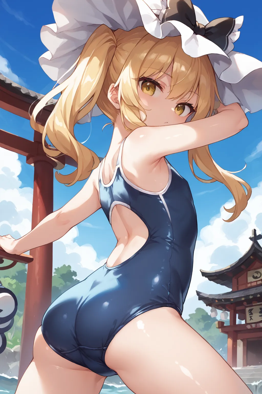紅夢の魔法使いさんの霧雨魔理沙ちゃんAIイラストエロ画像382枚まとめ！(3ページ目)の30枚目の画像です。