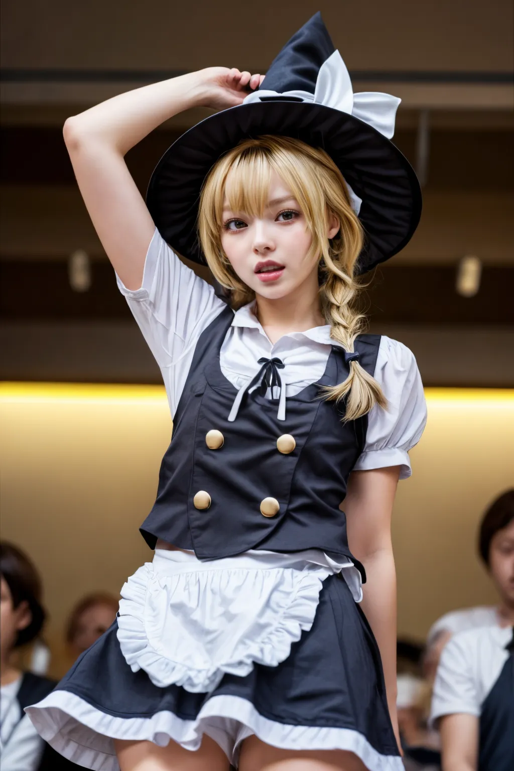 可愛い美少女たちが魔理沙ちゃんのコスプレをしてくれたAIエロ画像240枚まとめ！(3ページ目)の25枚目の画像です。